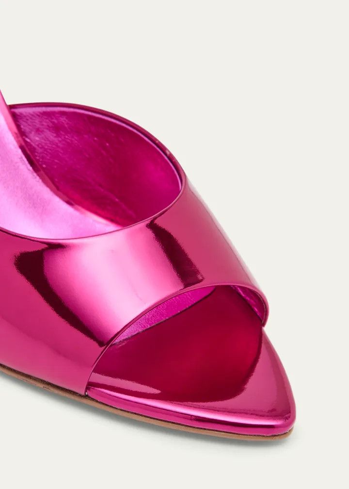 Christian Louboutin os11x0526 Miss Z Mules Sandals in Pink Size US 9 / IT 39 - 5 Thumbnail