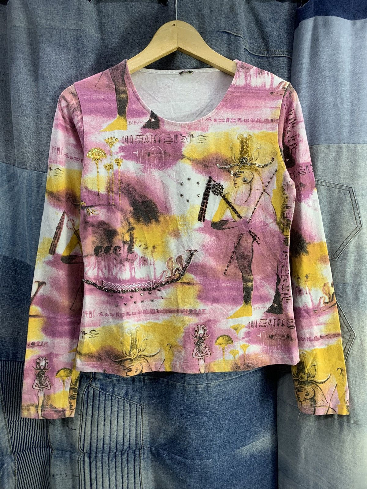 Save the queen y2k mesh top japanesebrand