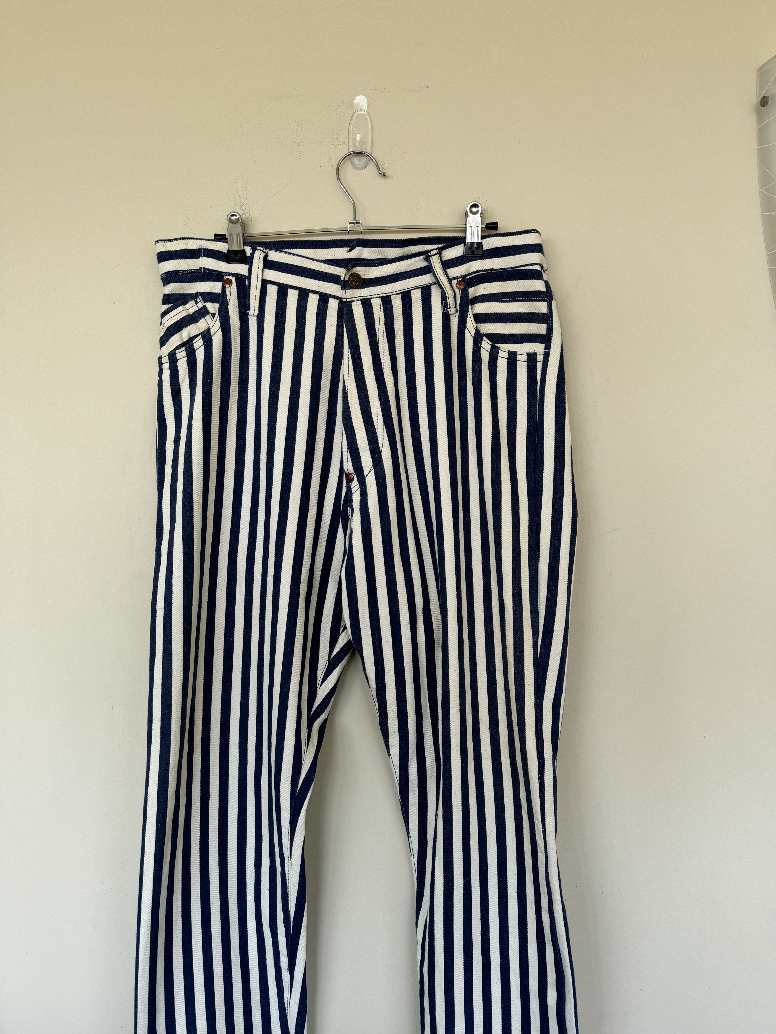 Evisu Evisu Pinstripe Denim Size US 34 / EU 50 - 3 Thumbnail