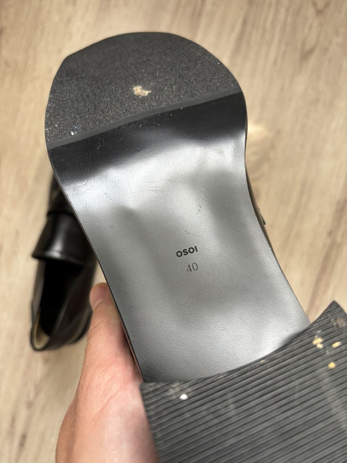Other OSOI Black Derrick Loafers - Size 40, Minimalist Leather Size US 10 / IT 40 - 13 Thumbnail