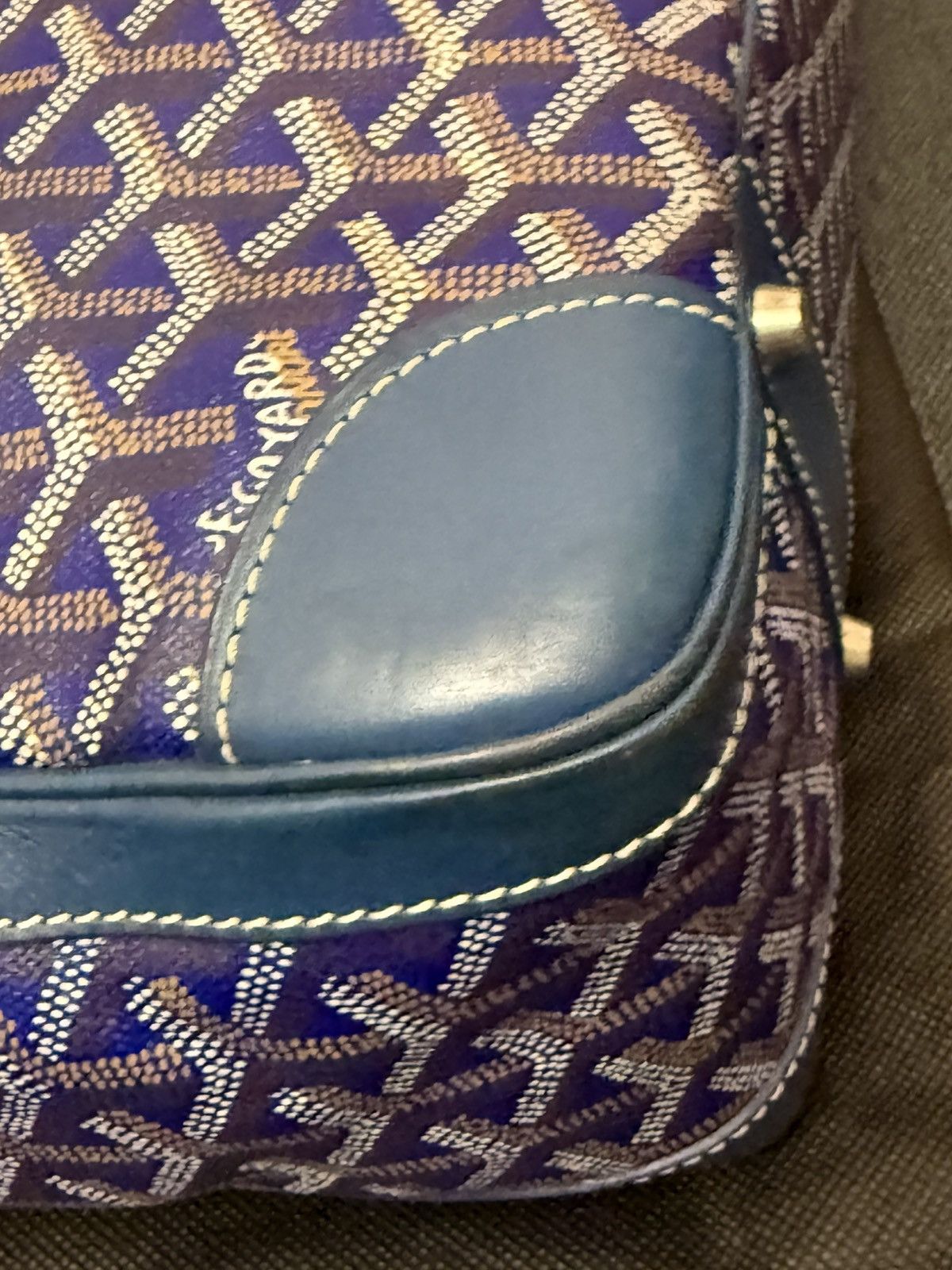 Goyard Goyard Blue Ambassade briefcase Size ONE SIZE - 13 Thumbnail