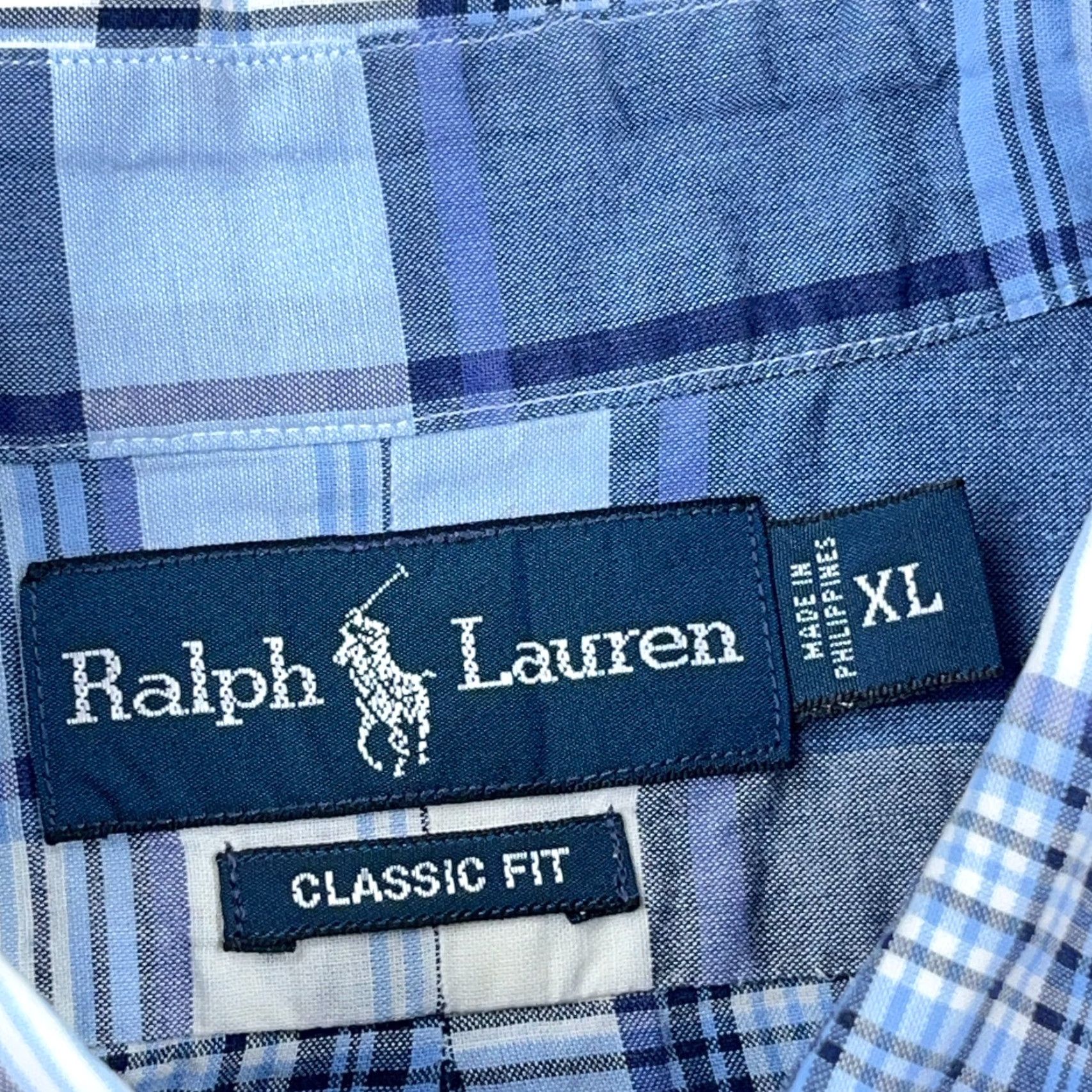 Ralph Lauren Ralph Lauren Shirt Men XL Blue Plaid Button-Up Classic Fit Tartan Cap Colorful Preppy Size US XL / EU 56 / 4 - 3 Thumbnail