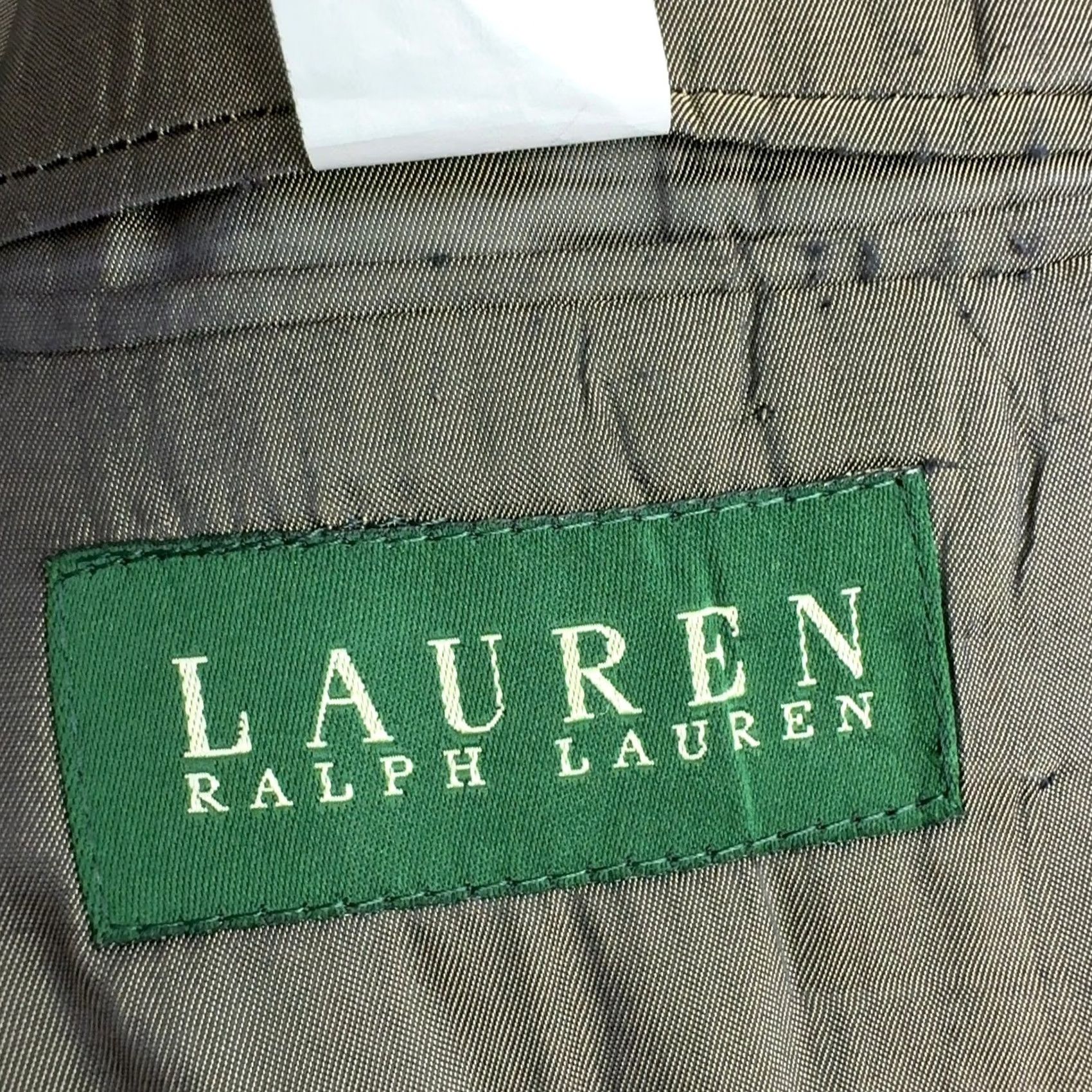 Ralph Lauren Lauren Ralph Lauren Blazer Mens 44L Brown Wool Plaid Glen Check Sport Coat Size 44R - 7 Thumbnail