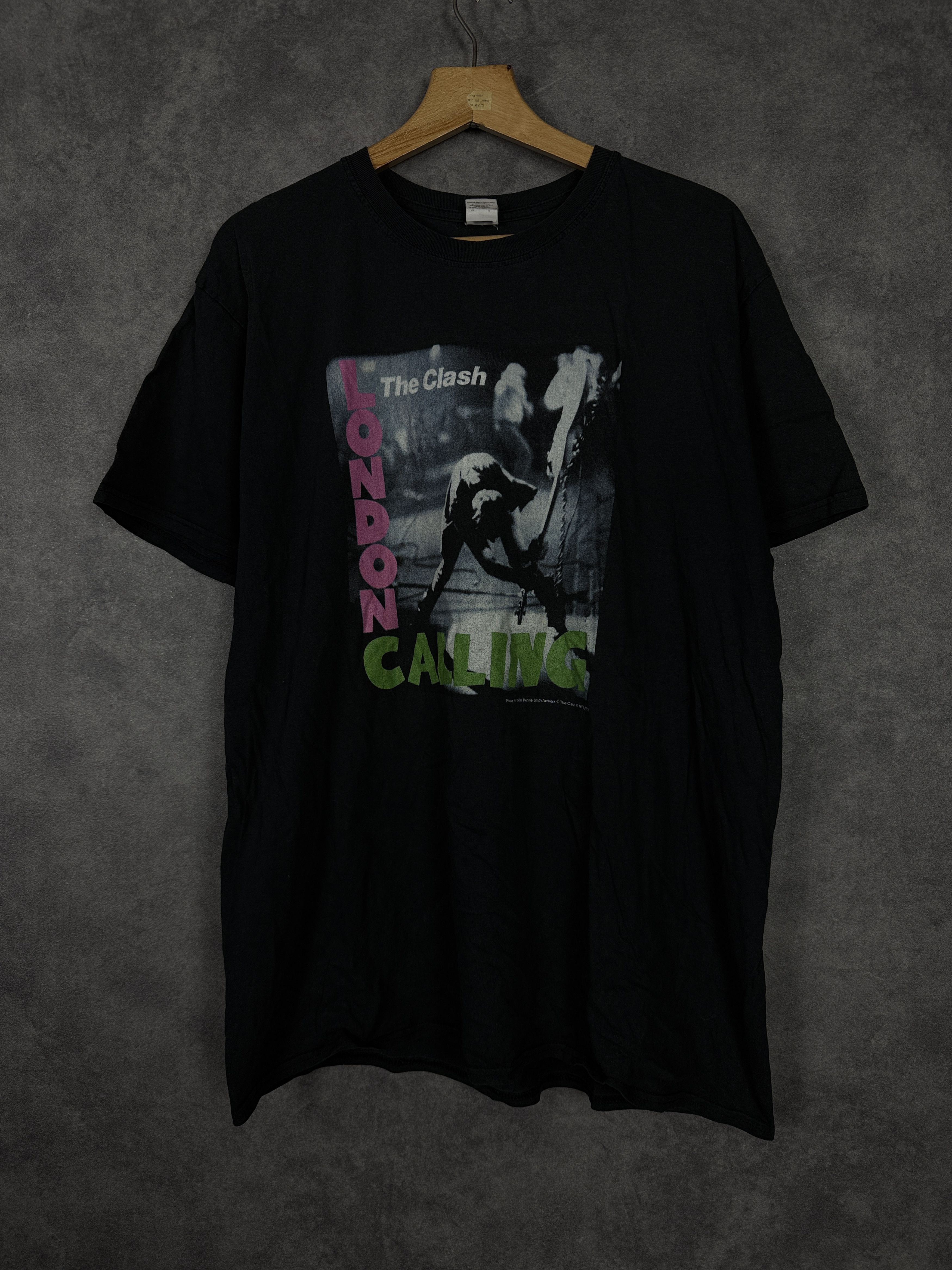 Band Tees The Clash London Calling concert t-shirt cotton Gildan big Size US XXL / EU 58 / 5 - 1 Thumbnail