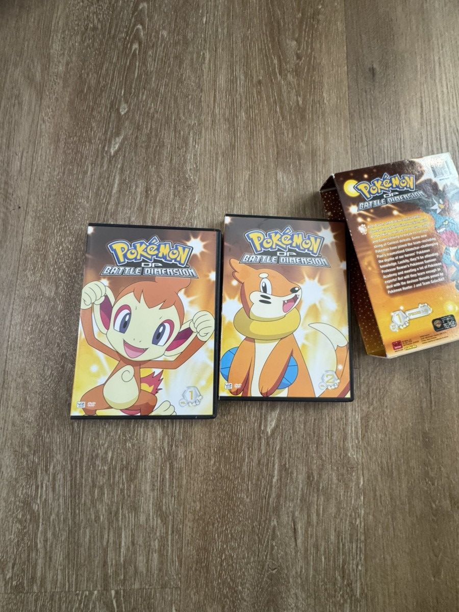 Pokemon Pokemon OP Battle Dimension Box Set 1 DVDs 2005 Size ONE SIZE - 6 Thumbnail