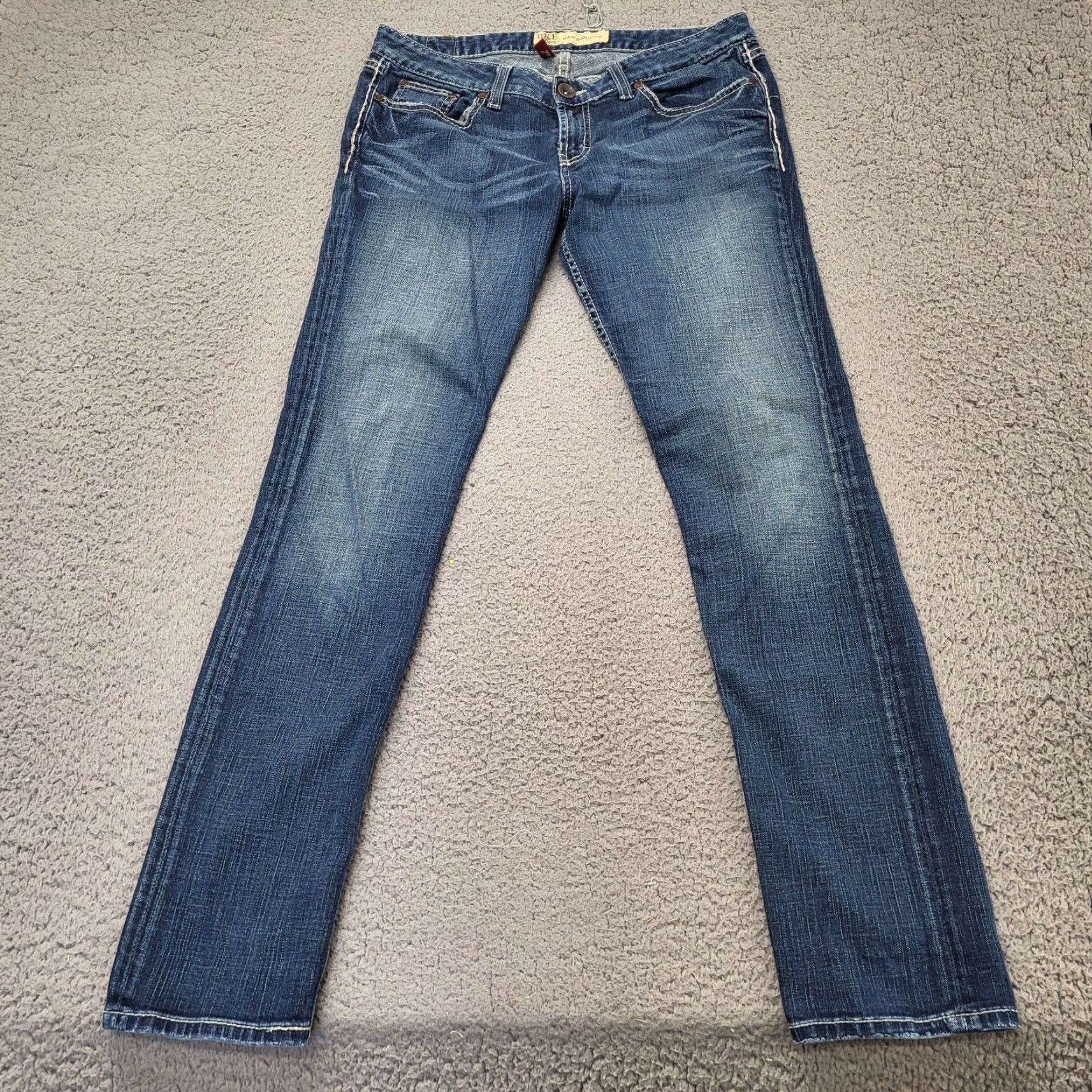 BKE BKE Jeans Women's 31x33.5 Madison Skinny Denim Stretch Blue Barbed Wire Jeans Size 24" / US 00 / IT 34 - 3 Thumbnail