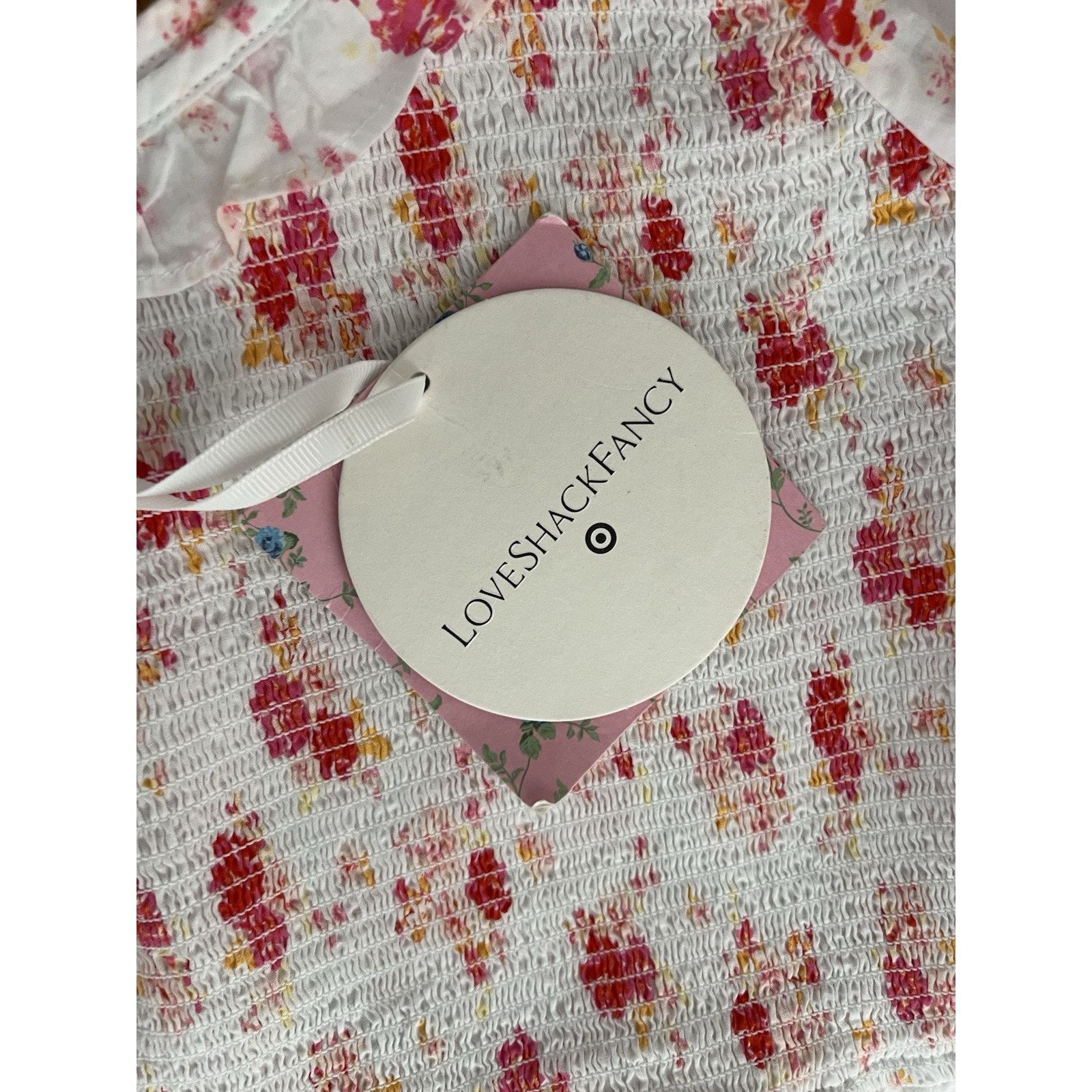 LoveShackFancy LoveShackFancy Dress Cottage Core Smock XL A000530 Size XL / US 12-14 / IT 48-50 - 6 Thumbnail