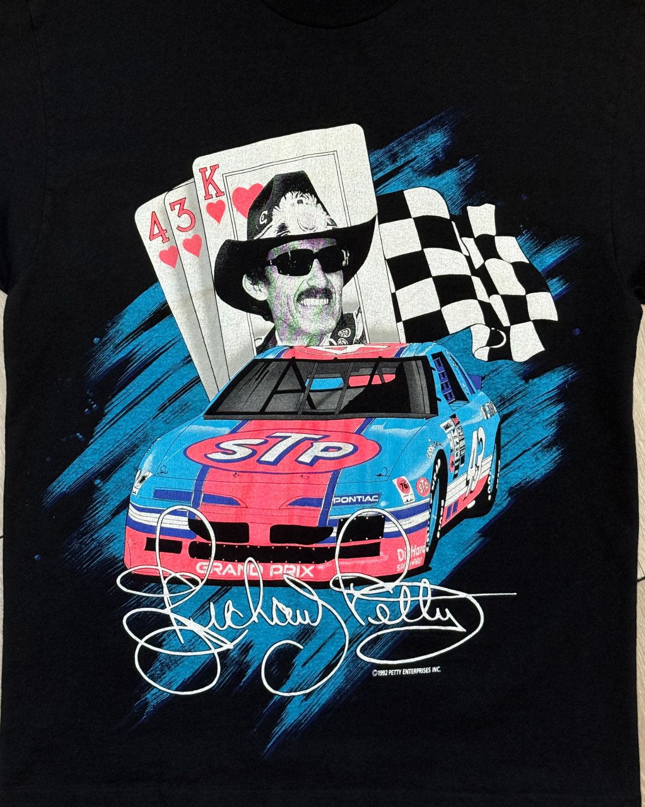 NASCAR Vintage 1992 Richard Petty STP NASCAR T-Shirt - Size XL Size US XL / EU 56 / 4 - 3 Thumbnail