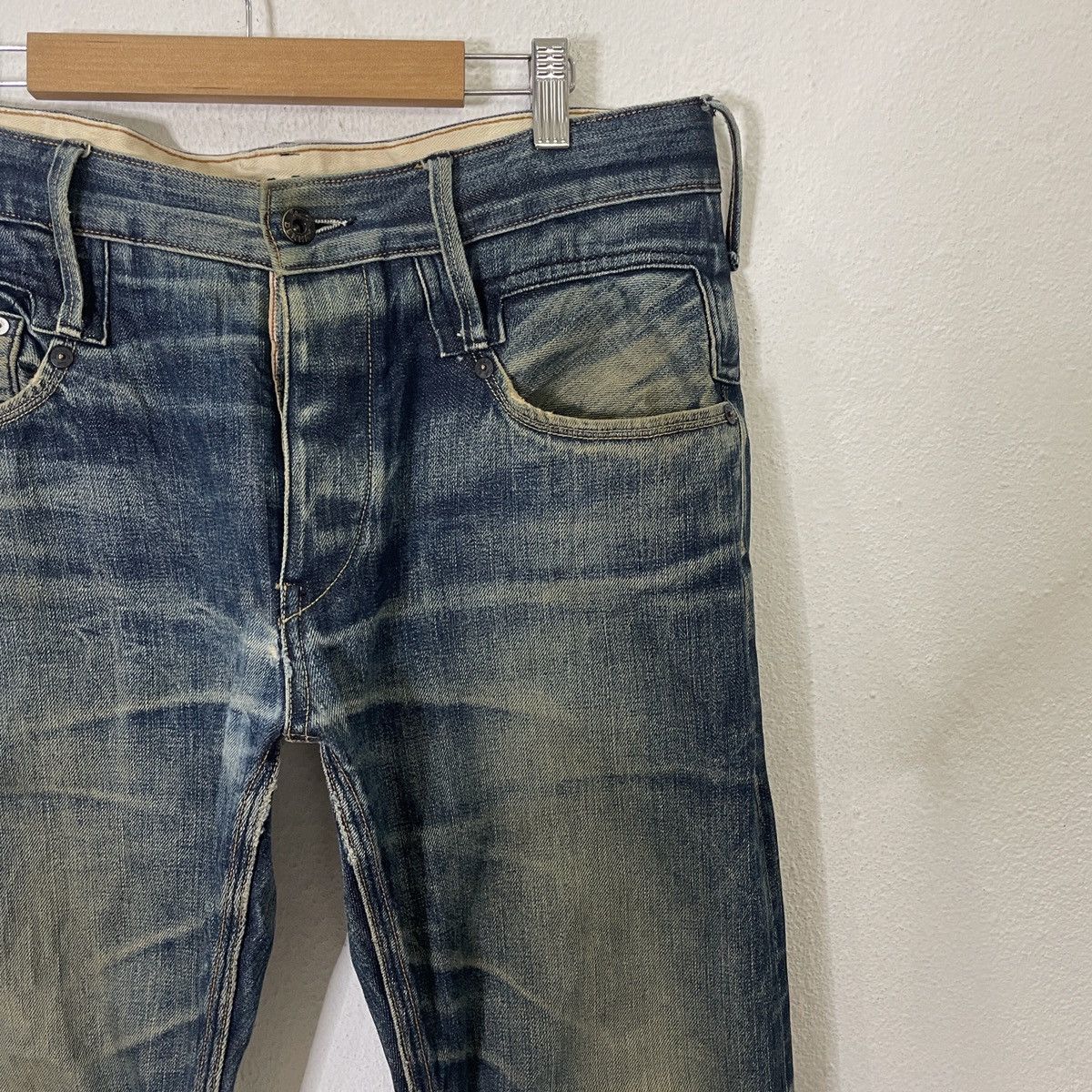 DENHAM Vintage Denham Japan Selvedge Denim Jeans Size US 34 / EU 50 - 2 Thumbnail