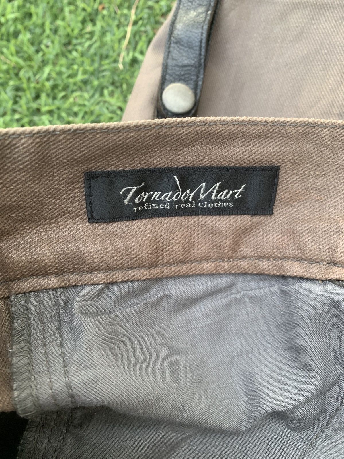 Tornado Mart Tornado Mart Waxed Cargo Pants Size US 30 / EU 46 - 10 Thumbnail
