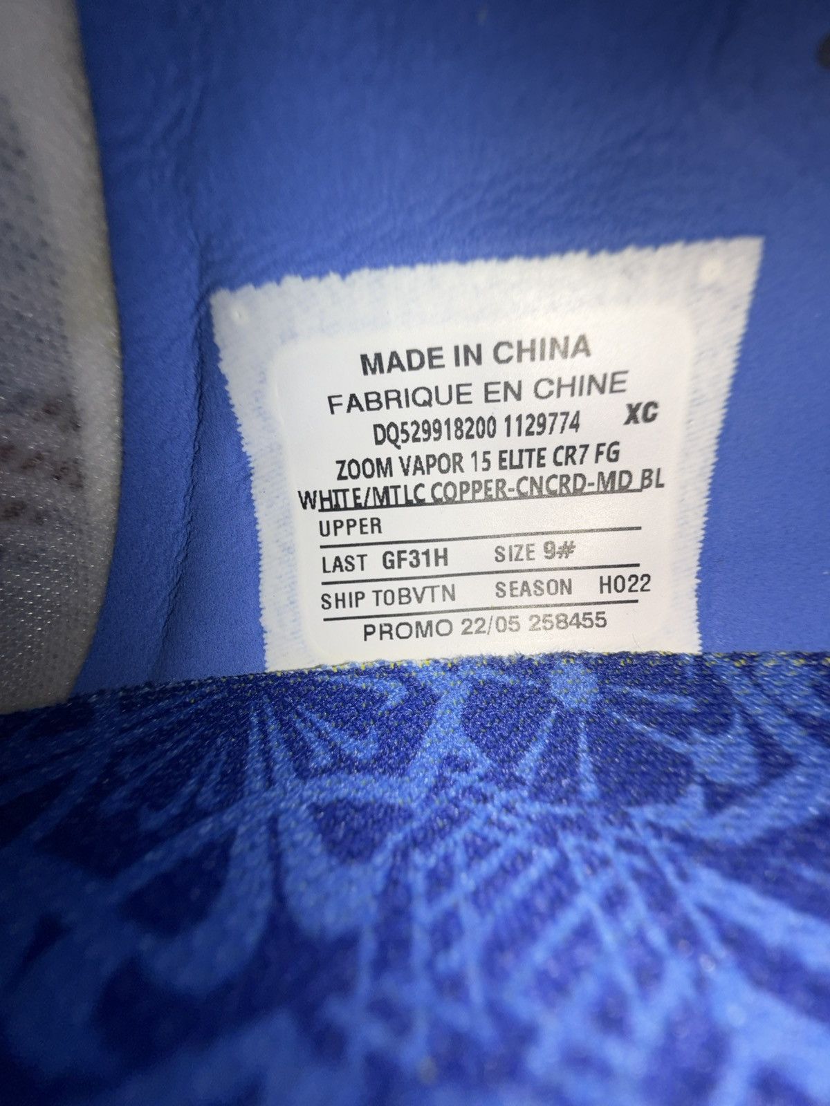 Nike Nike Mercurial Vapor 15 Elite CR7 Size US 9 / EU 42 - 6 Thumbnail