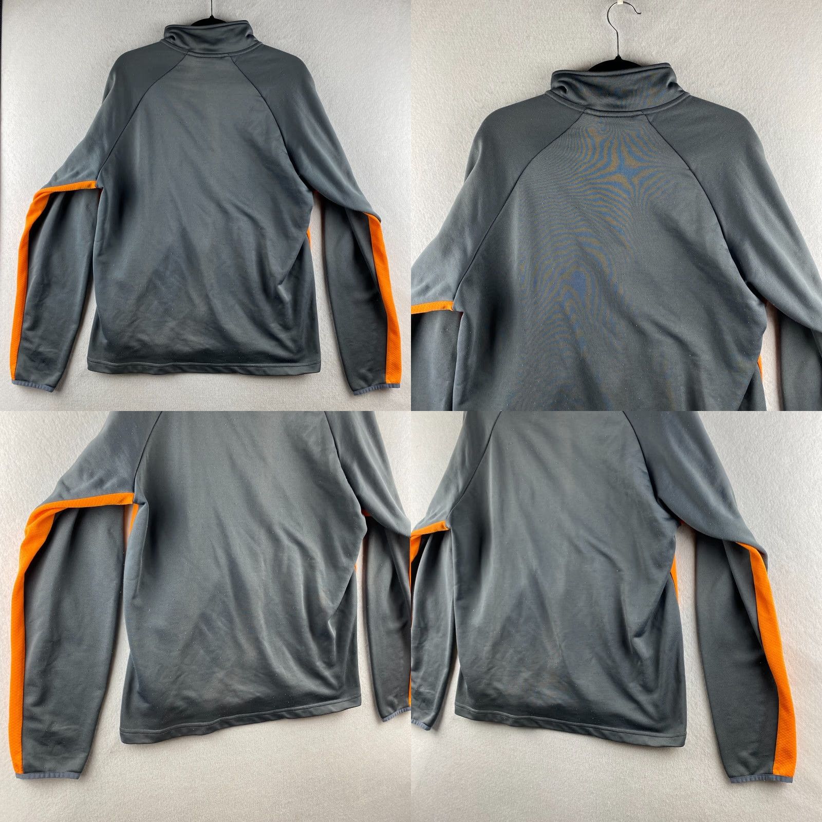 Fila FILA Jacket Mens L Gray Active Full Zip Collared Long Sleeve Shirt Size US L / EU 52-54 / 3 - 9 Thumbnail