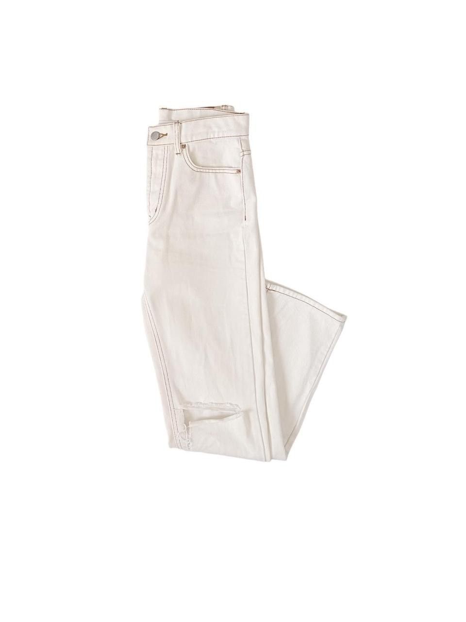 Bdg × Urban Outfitters urban outfitters BDG ivory loose straight leg jeans Size 25" / US 0 / IT 36 - 2 Thumbnail