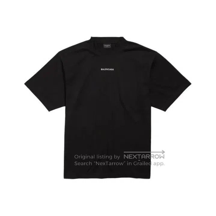 Balenciaga Balenciaga Black Logo Short Sleeve T-Shirt. Size US XS / EU 42 / 0 - 1 Thumbnail