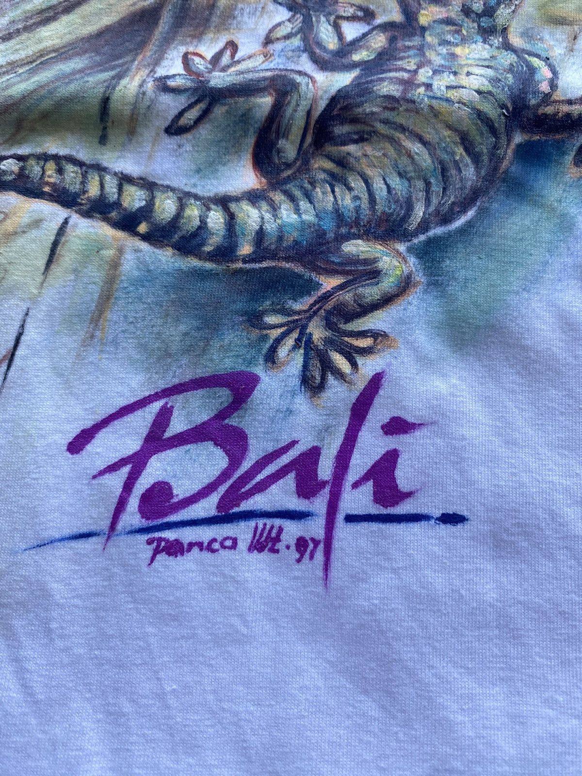Other 🔗90s handmade bali art native wild life mens shirt xl rare Size US XL / EU 56 / 4 - 3 Thumbnail