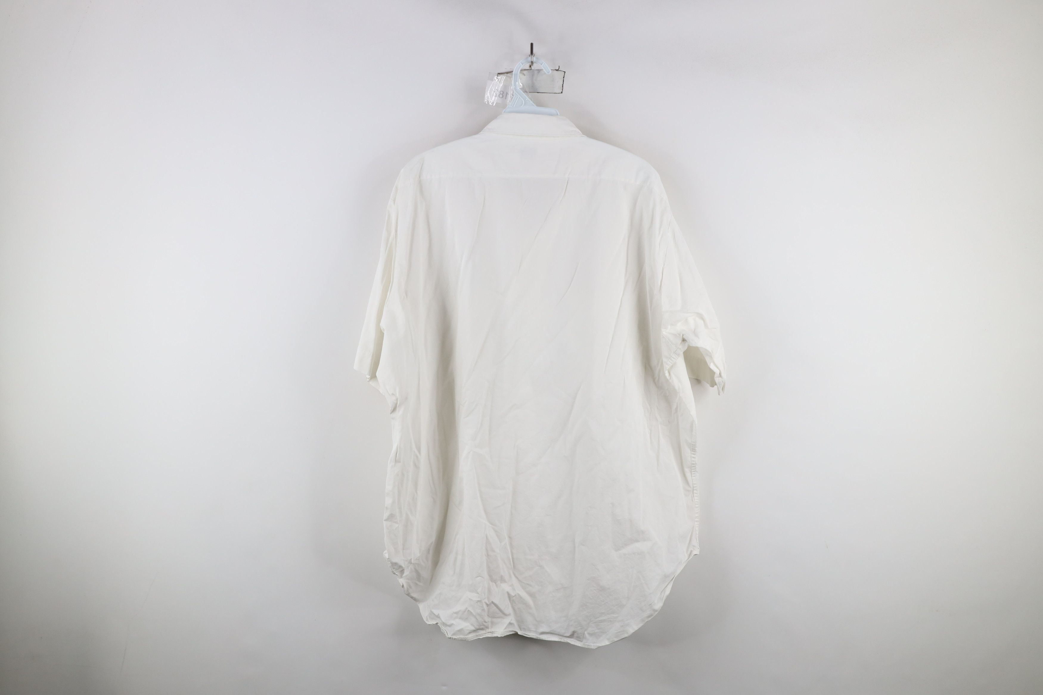 Vintage Vintage 50s 60s Streetwear Short Sleeve Collared Shirt USA Size US XXL / EU 58 / 5 - 13 Thumbnail