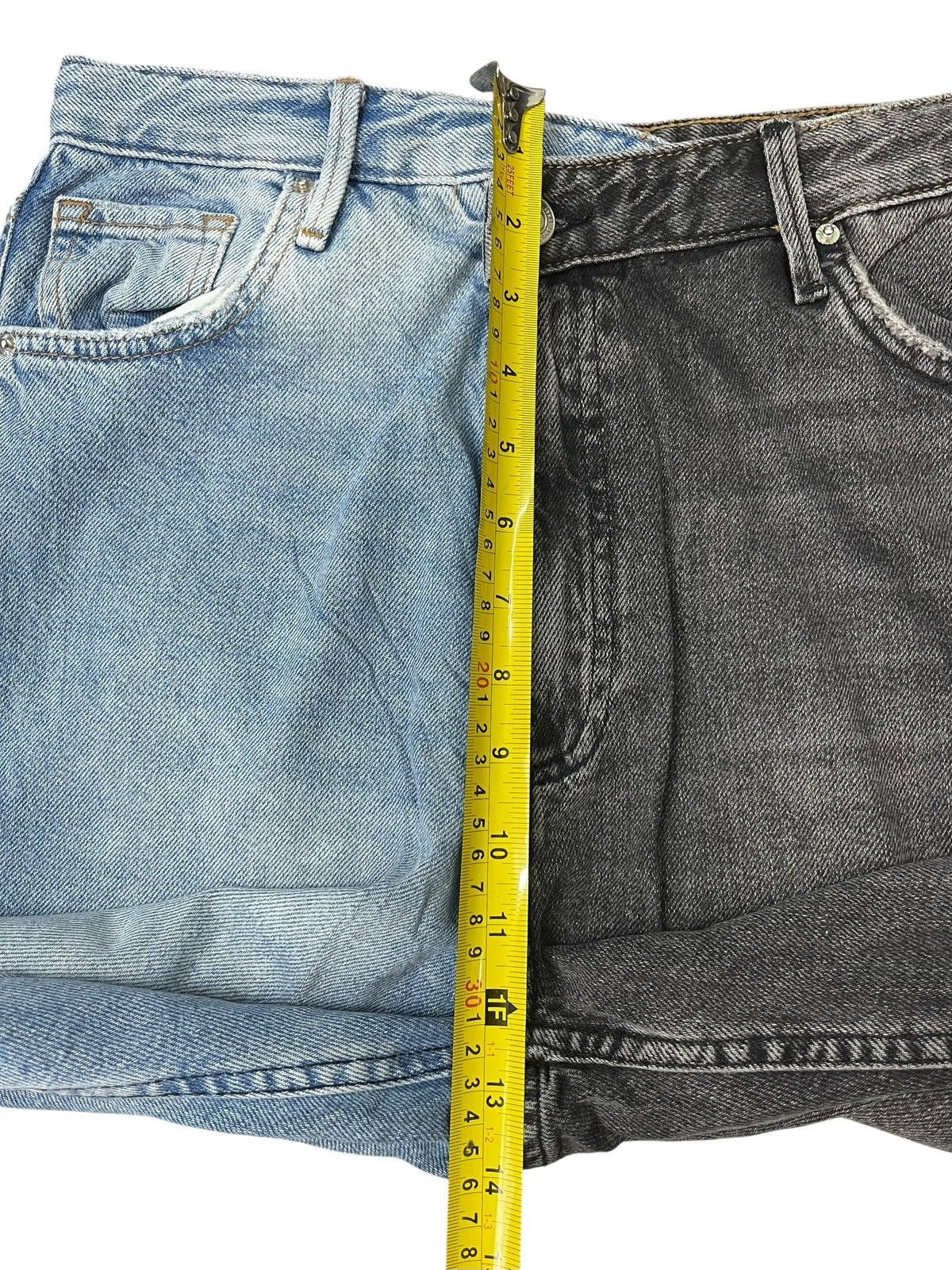Bershka Two Tone Colour Jeans Streetwear