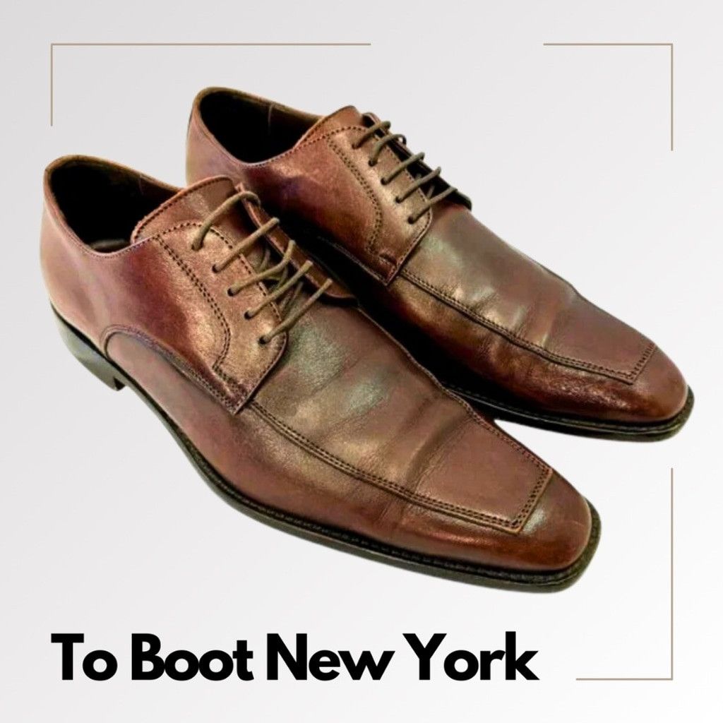 To Boot New York TO BOOT NEW YORK Men's Lace Up Derby Shoe in Cognac - 10 Size US 10 / EU 43 - 1 Thumbnail