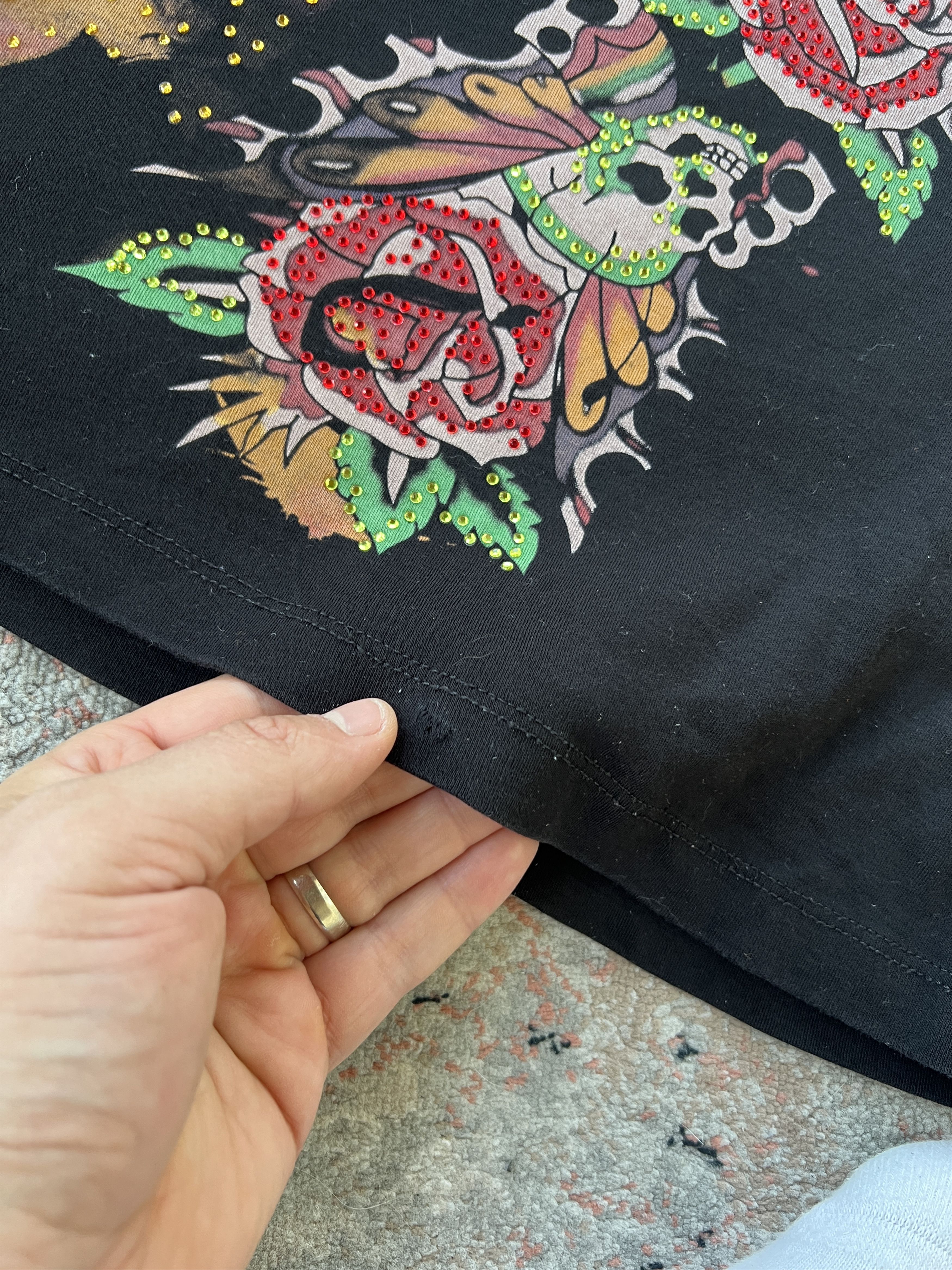 Christian Audigier Ed Hardy Made In USA Vintage Tee Size S / US 4 / IT 40 - 4 Thumbnail