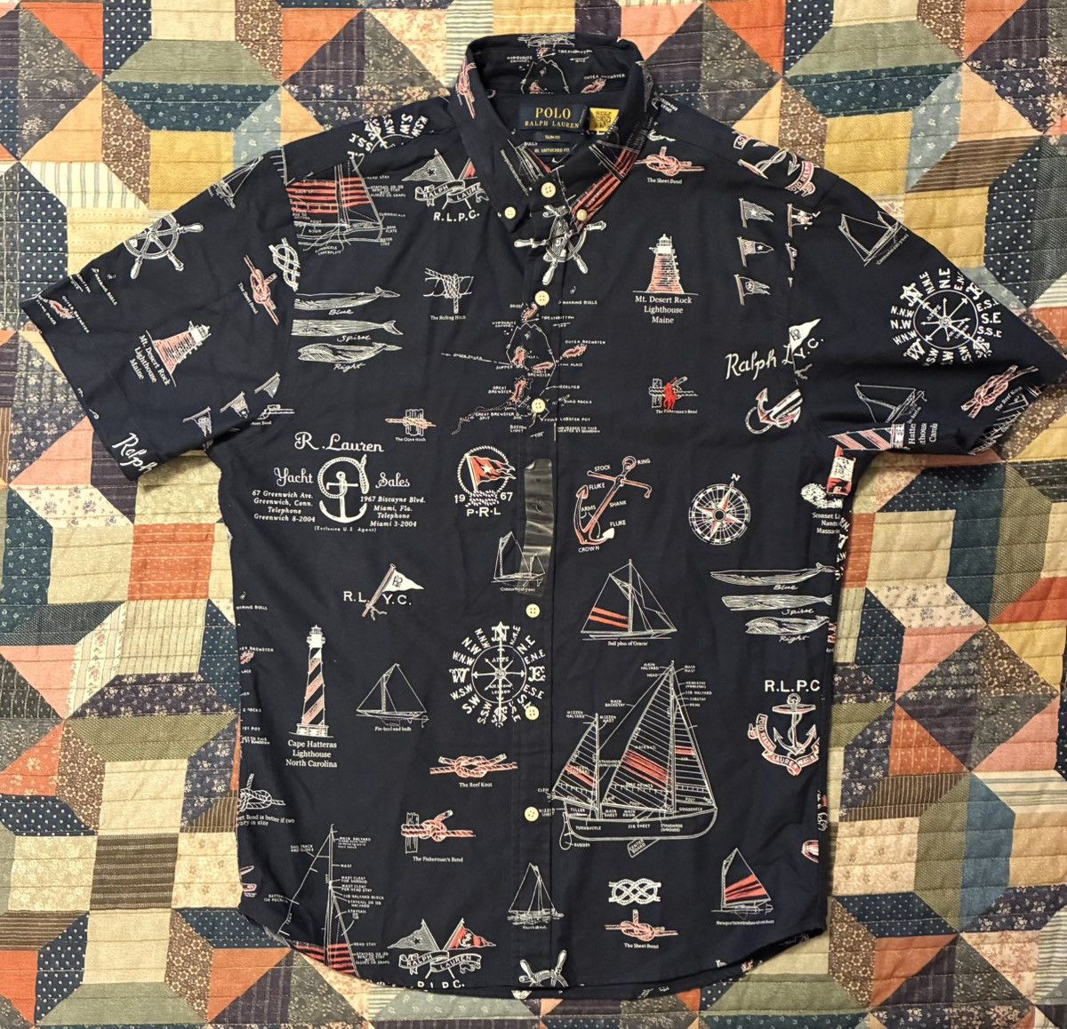 Polo Ralph Lauren *NWT* POLO RALPH LAUREN S/S BUTTON UP SHIRT- SIZE MEDIUM Size US M / EU 48-50 / 2 - 3 Thumbnail