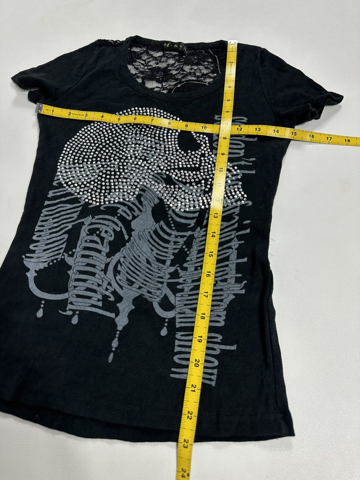 Japanese Brand MKR Japanese Sparkling Skull Punk Bondage Tshirt Size M / US 6-8 / IT 42-44 - 15 Thumbnail