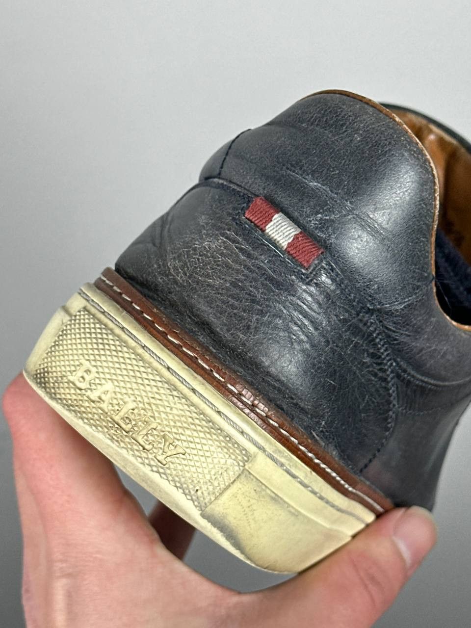 Bally BALLY Blue Leather Sneakers Men’s Shoes Size US 9 Size US 9 / EU 42 - 15 Thumbnail