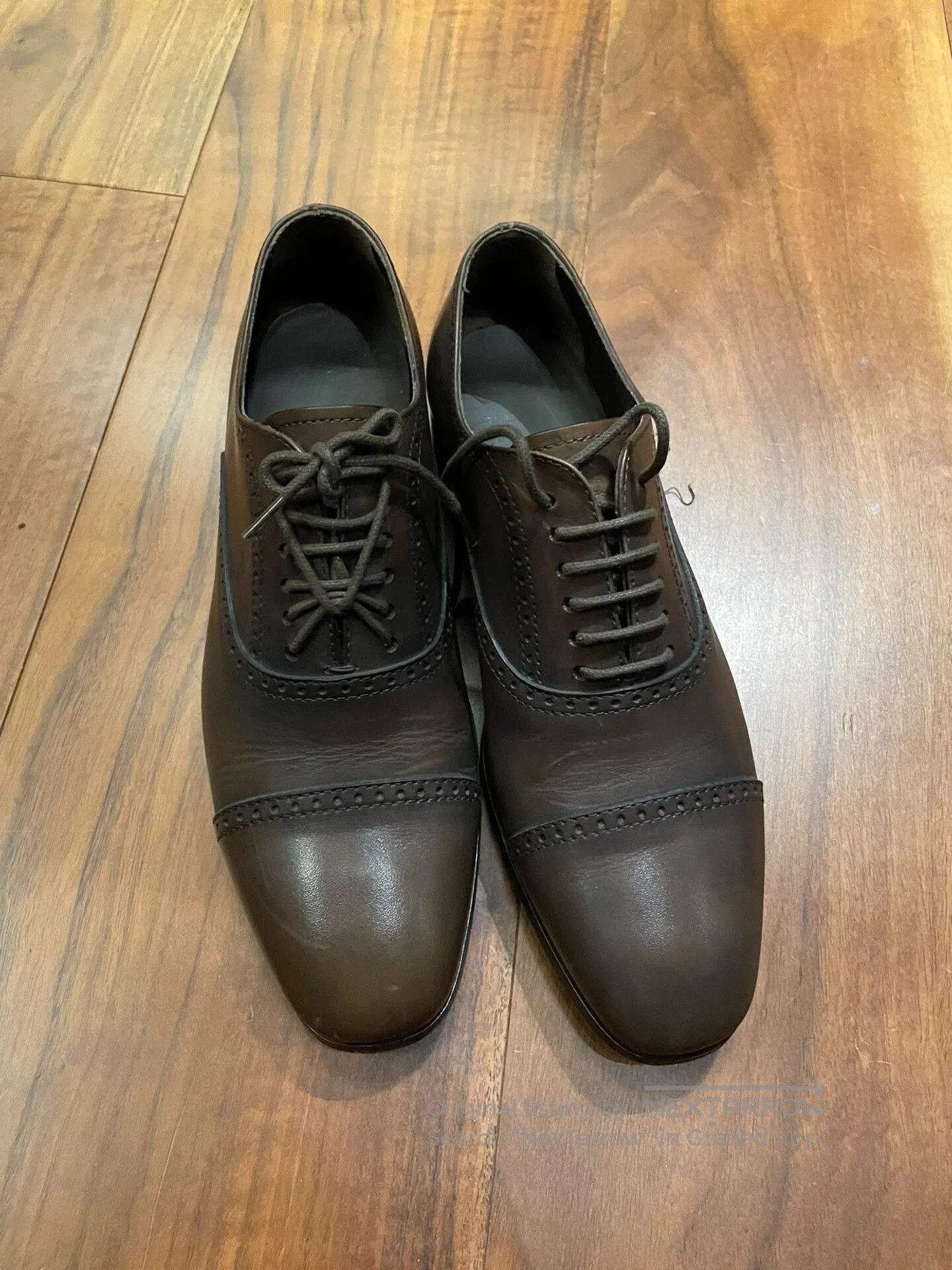Tod's TODS Brown Leather Lace. Size US 6 / EU 39 - 2 Thumbnail