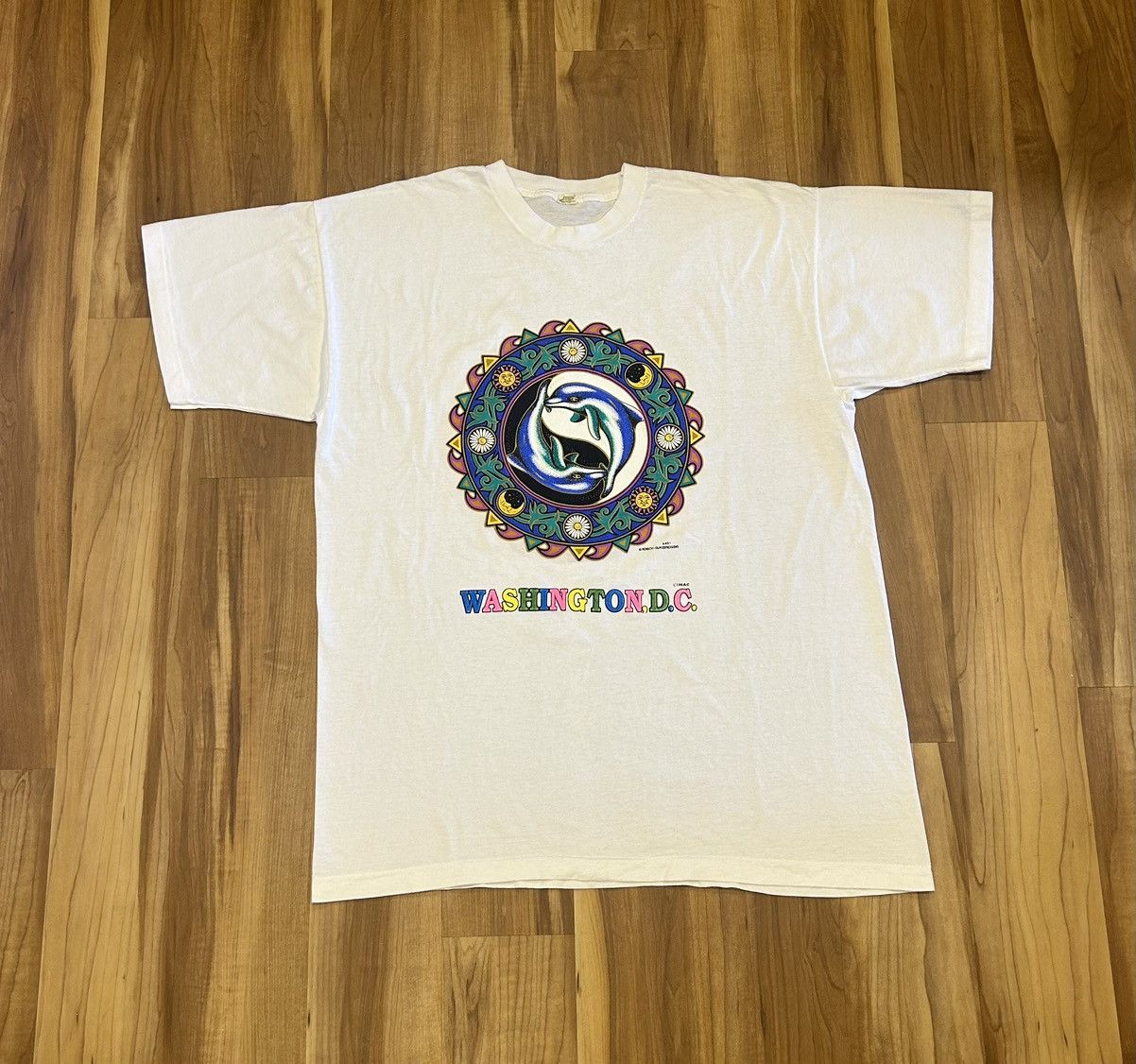 Other Vintage Washington DC Dolphin graphic tee Size US XL / EU 56 / 4 - 1 Thumbnail