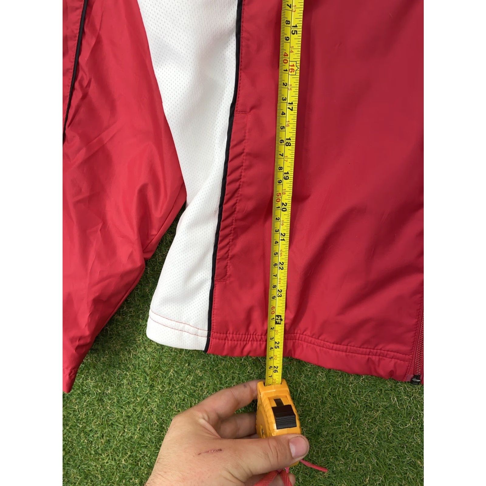 Nike Nike Sportswear Jacket Womens L Red Full Zip Hoodie Size L / US 10 / IT 46 - 6 Thumbnail