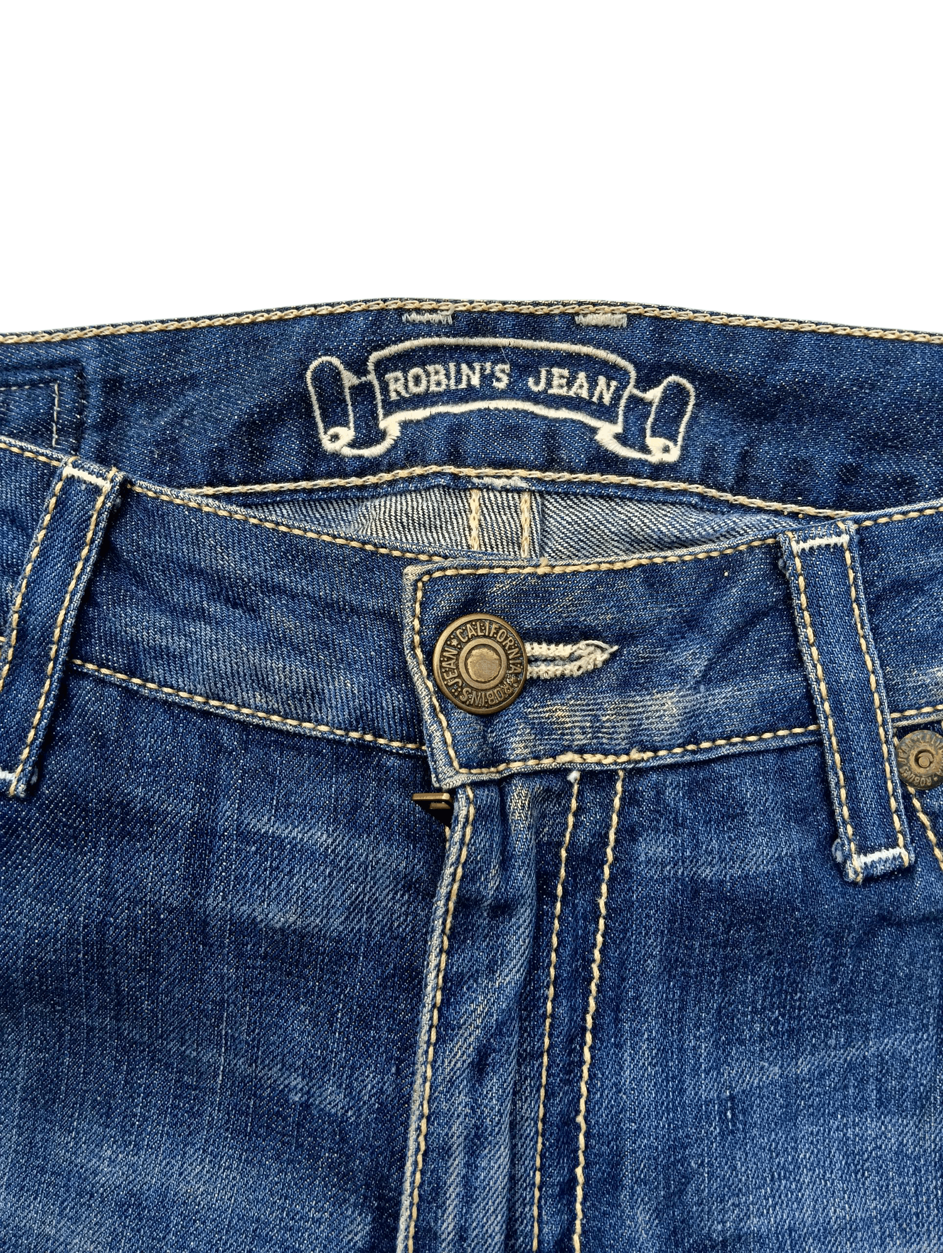 Robins Jeans Robins Jeans Studded Cross Embroidery Claw Mark Jeans Size US 32 / EU 48 - 10 Thumbnail