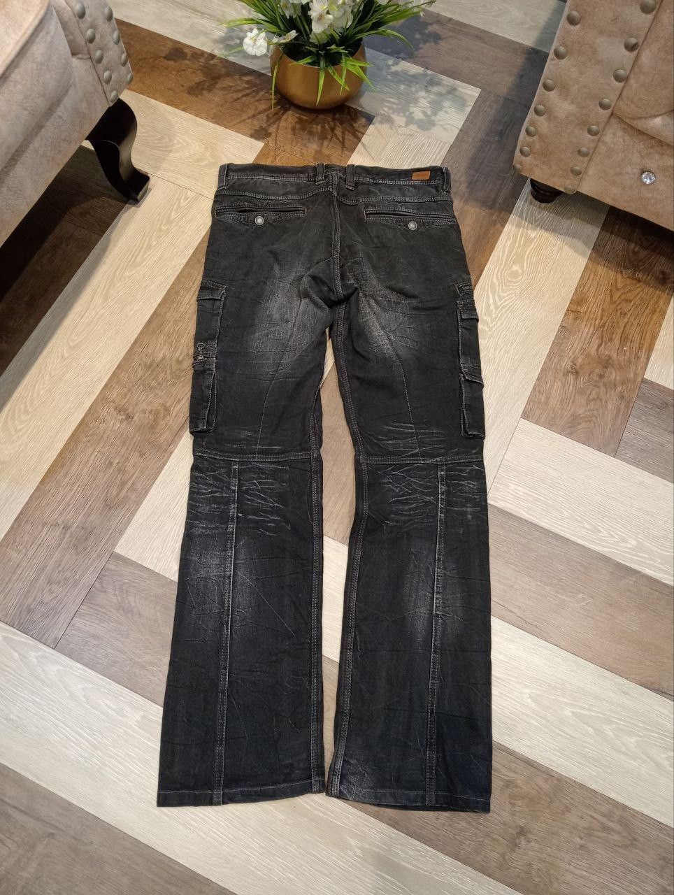 Nicole Club NICOLE CLUB FOR MEN JAPAN CARGO DENIM PANTS Size US 32 / EU 48 - 10 Thumbnail