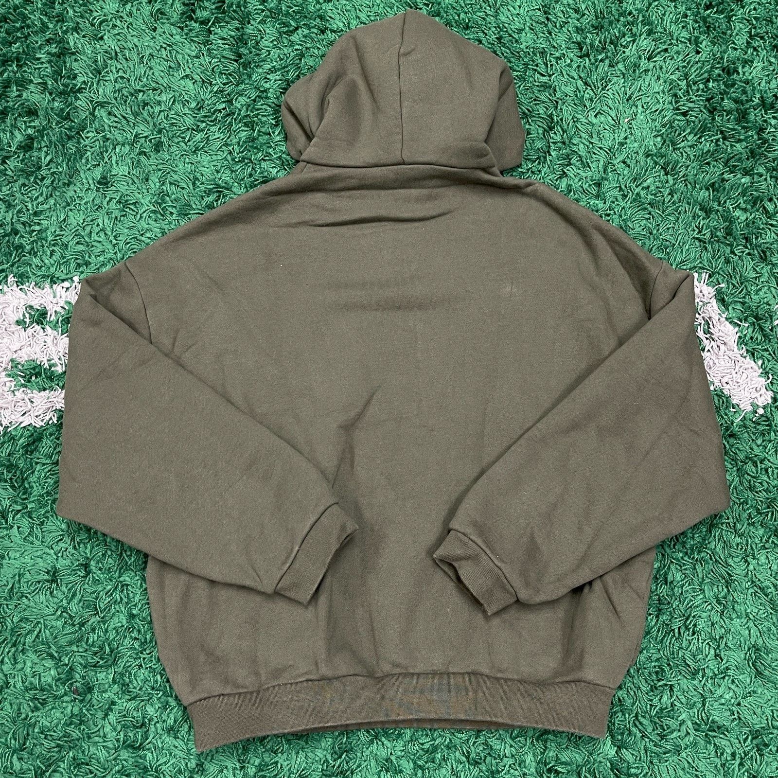 Fear of God FW24 Fear of God Essentials Fleece Hoodie Sweater Green Size US M / EU 48-50 / 2 - 6 Thumbnail