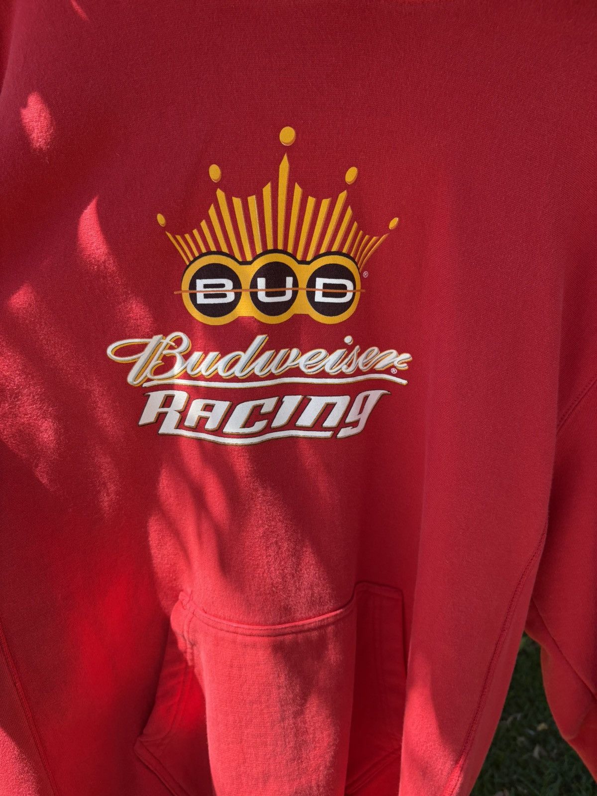 Budweiser Y2K Vintage Bud Weiser Beer Racing Hoodie Size US L / EU 52-54 / 3 - 3 Thumbnail