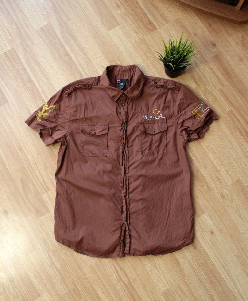 Diesel 🔥 Vintage Diesel Lost Paradise Hawaiian Shirt Y2K Japan Size US XXL / EU 58 / 5 - 3 Thumbnail