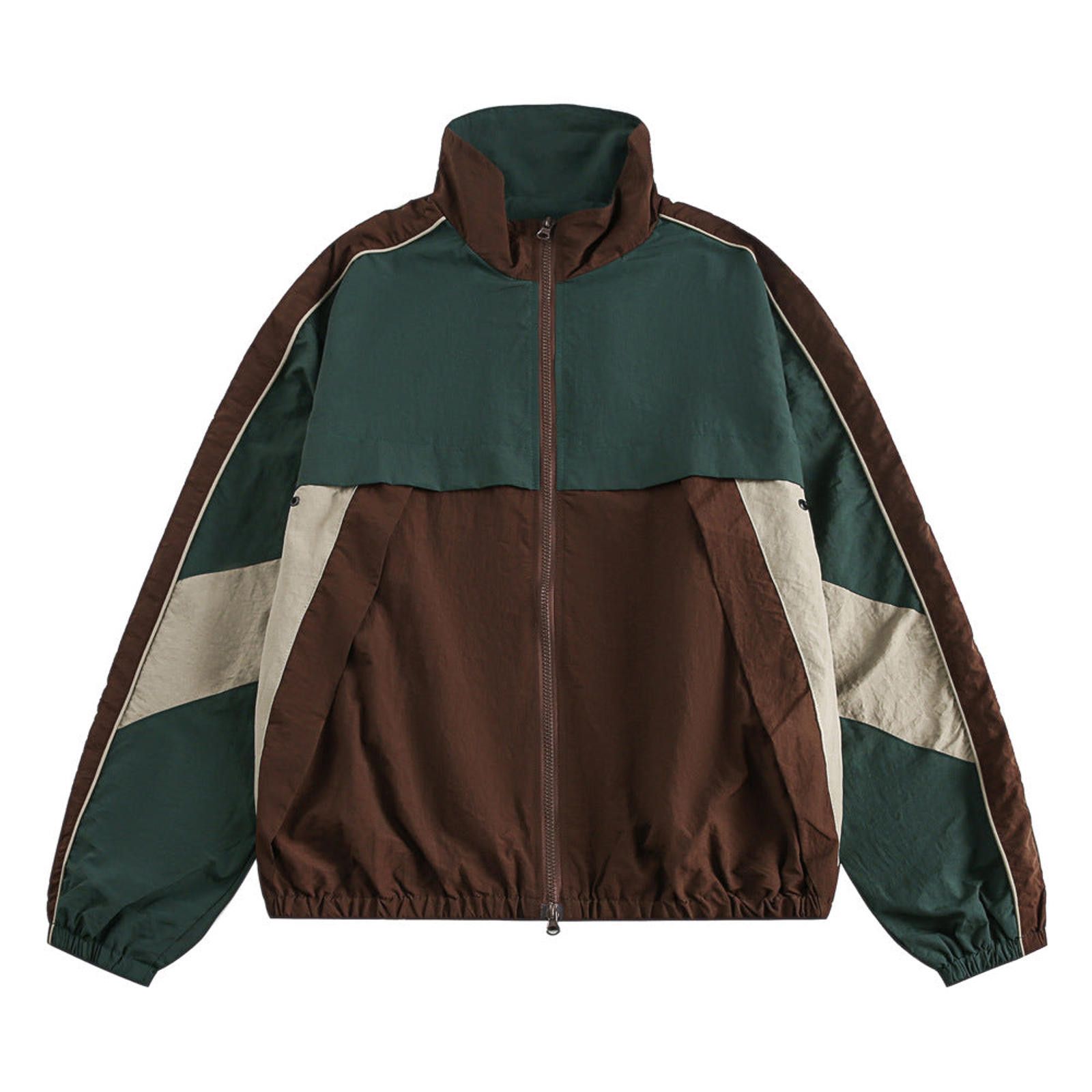 Other Colorblock Water-Resistant Nylon Coach Jacket | Stand Collar Size US M / EU 48-50 / 2 - 1 Thumbnail