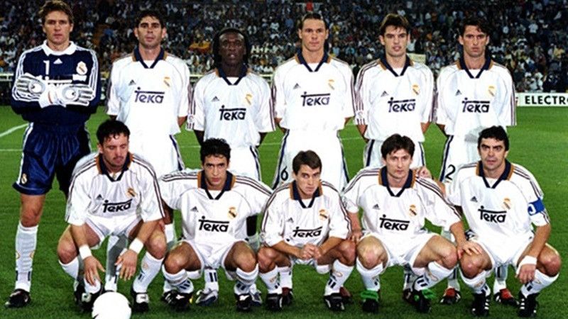 Adidas × Vintage 1998 2000 Real Madrid Vintage Adidas Home Kit Soccer Jersey Size US M / EU 48-50 / 2 - 2 Thumbnail