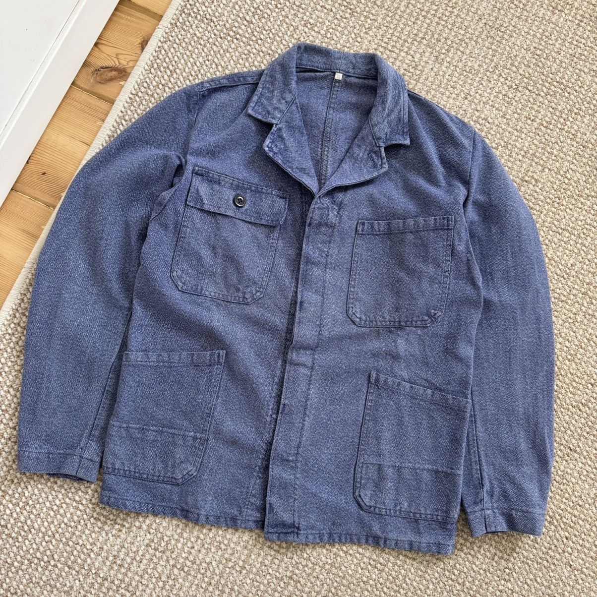 Vintage Vintage french works utility chore works jacket Size US S / EU 44-46 / 1 - 1 Thumbnail