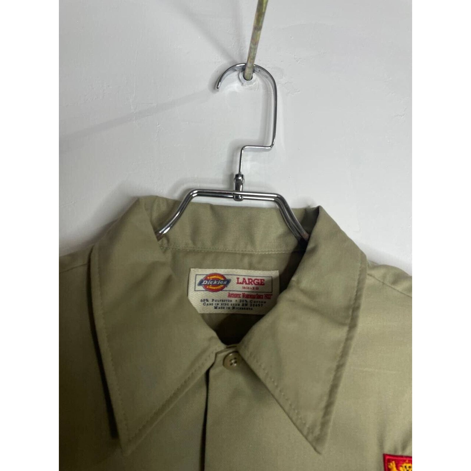 Dickies Vintage Dickies Khaki Work Shirt Environmental Ranger Size L Size US L / EU 52-54 / 3 - 3 Thumbnail