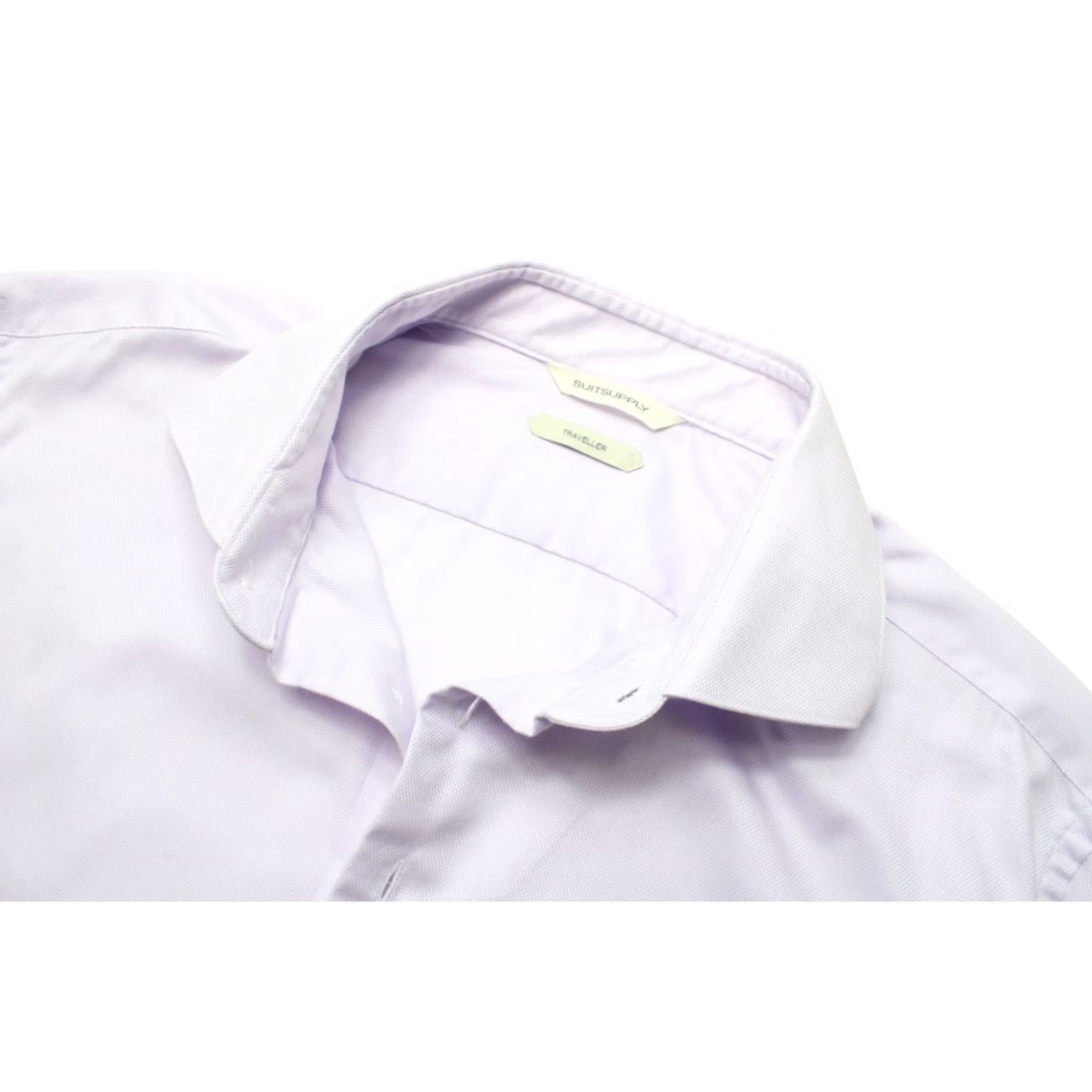 Suitsupply Suitsupply Traveller Formal Shirt Men's 2XL Cutaway Purple Formal Shirt 2XL Mens Formal Dress Shirt Purple Size 48R - 4 Thumbnail
