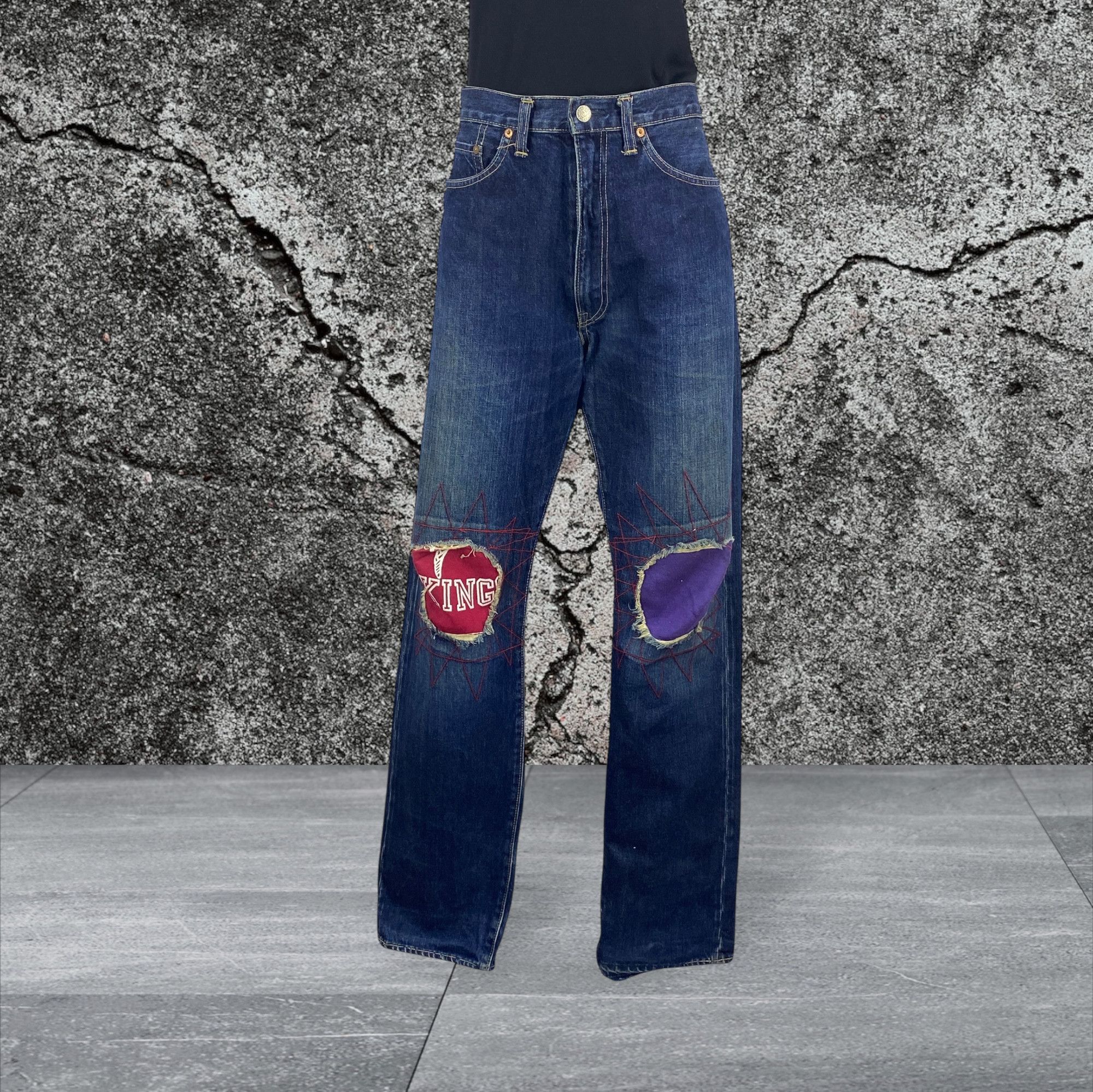 Other Bleach Go Like Selvedge Denim Jeans Baggy Jeans Pants Size US 34 / EU 50 - 1 Thumbnail