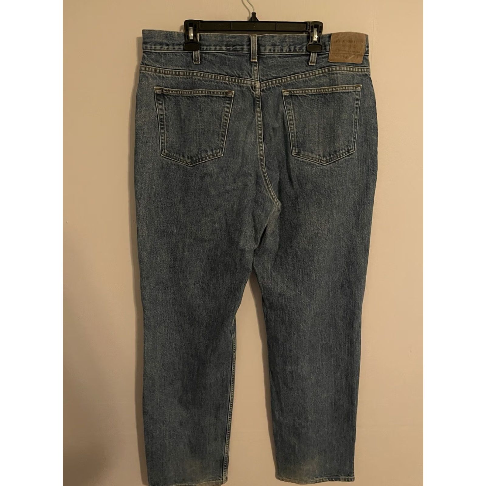 Abercrombie & Fitch VINTAGE Abercrombie & Fitch Baggy Jeans - Men 38x34 Denim Cotton Zip Fly USA Made USA Theme Baggy 90s Mens Jeans Size US 38 / EU 54 - 3 Thumbnail