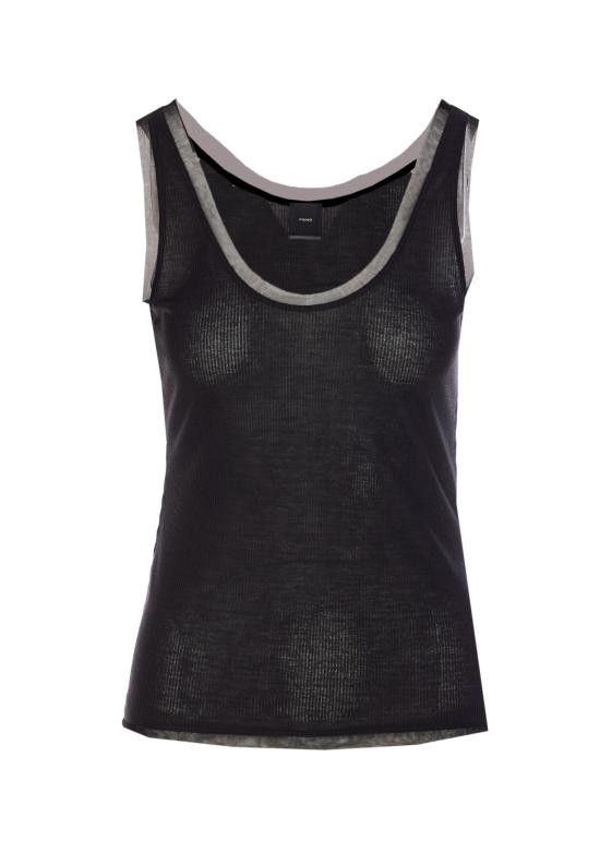 Pinko PINKO Women Tops 105168 A2LUZ99 Black Size L / US 10 / IT 46 - 1 Thumbnail