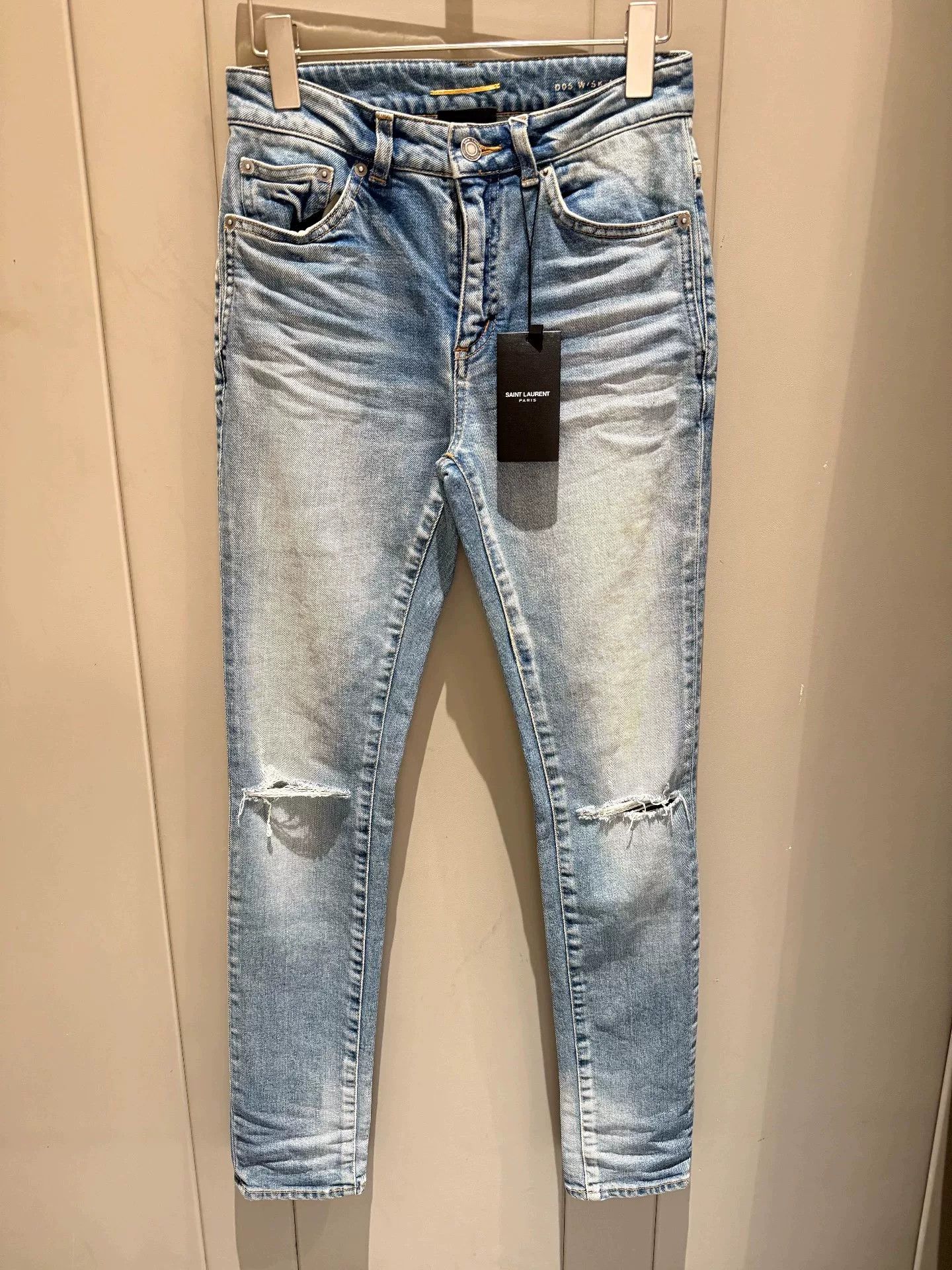 Japanese Brand Saint Laurent New Denim Pants Size 25" / US 0 / IT 36 - 1 Thumbnail