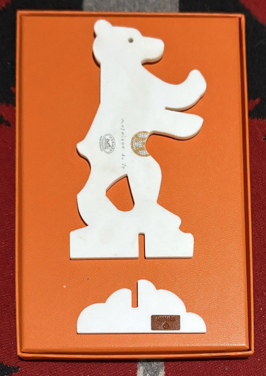 Hermes petit h Porcelain Bear with Stand Size ONE SIZE - 3 Thumbnail