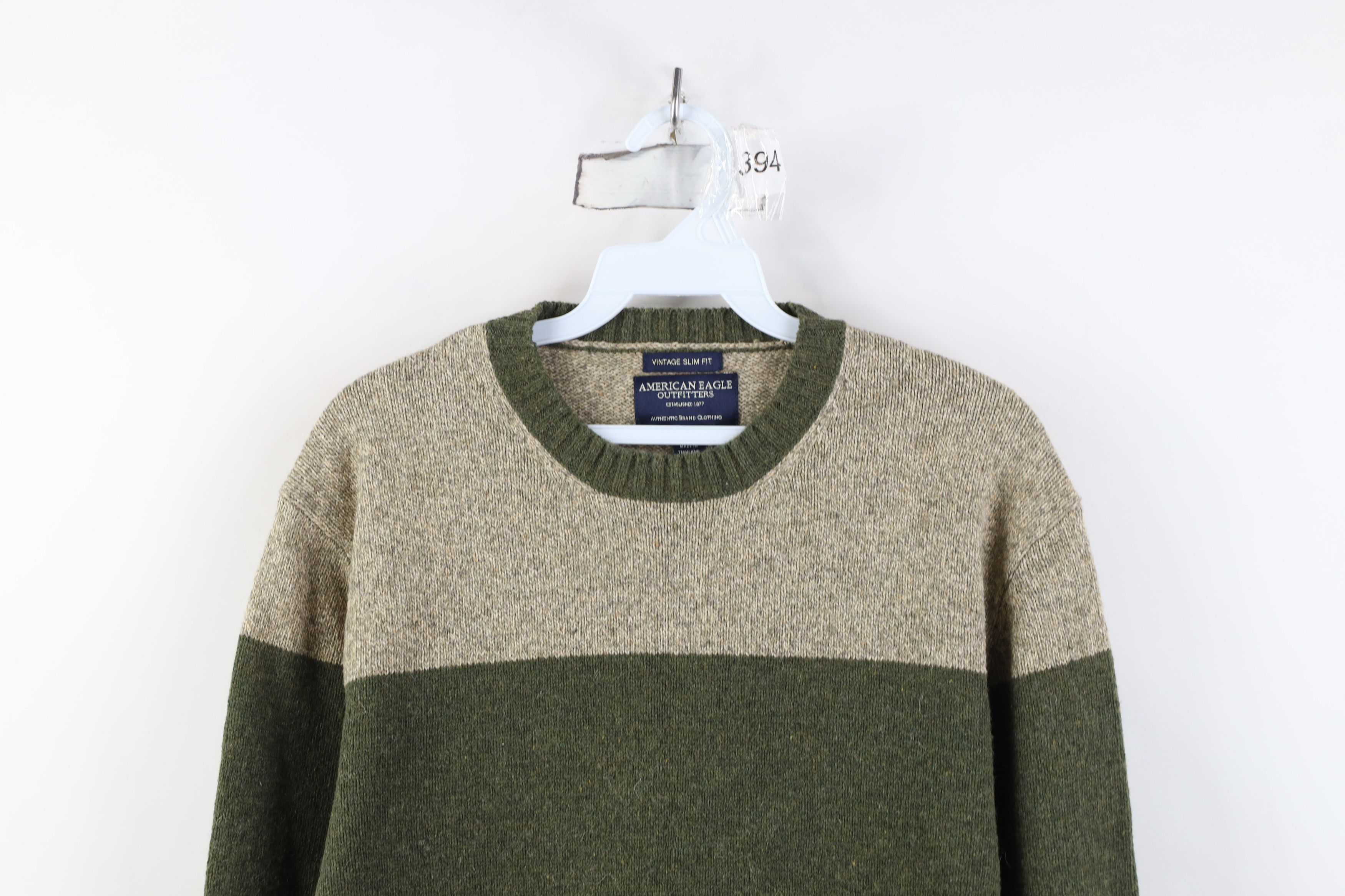 American Eagle Outfitters Vintage Y2K American Eagle Outfitters Wool Knit Sweater Size US L / EU 52-54 / 3 - 2 Thumbnail