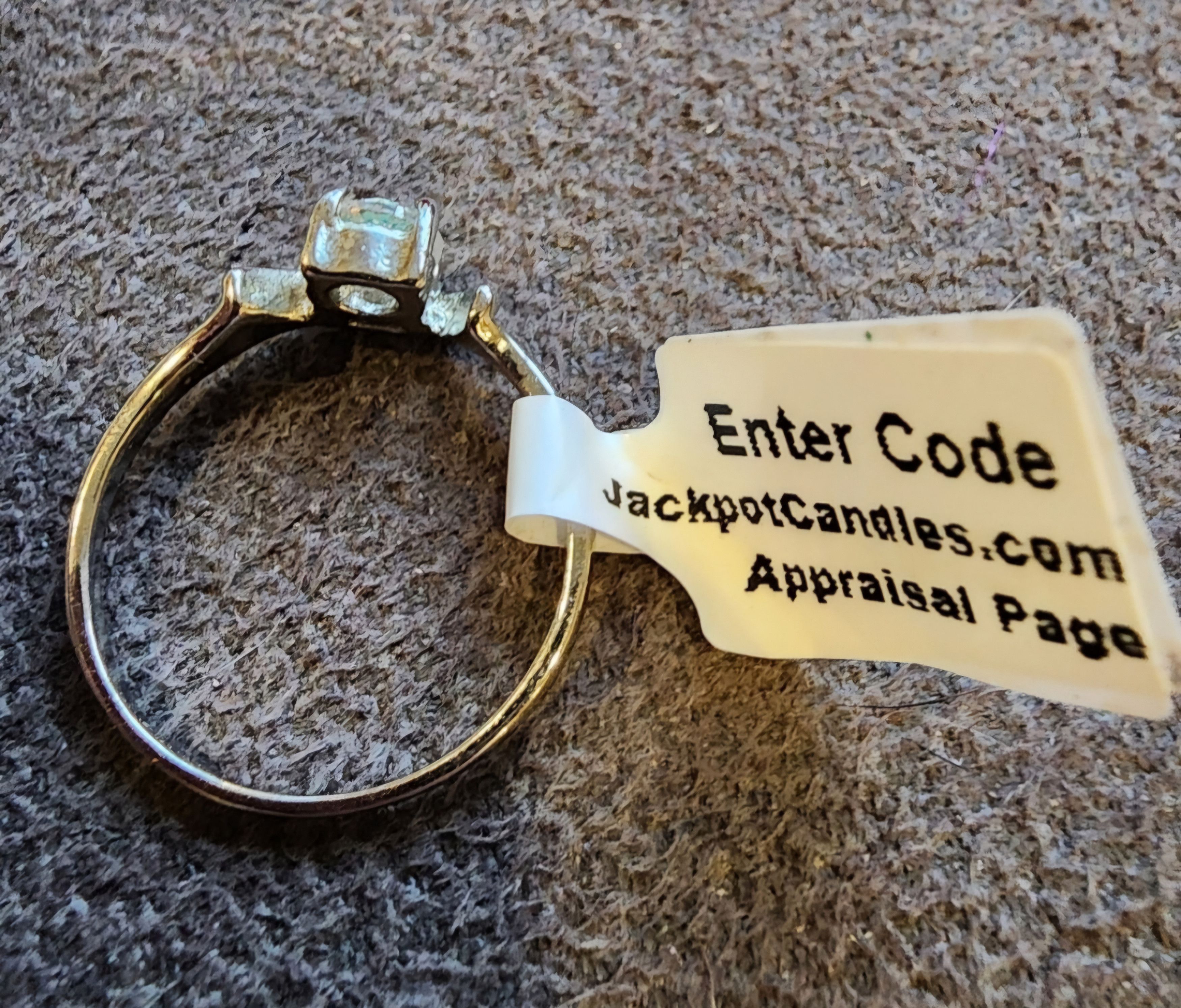 Other New Jackpot Candles Fine Half Circle Cubic Zirconia Ring 6 Size ONE SIZE - 5 Thumbnail
