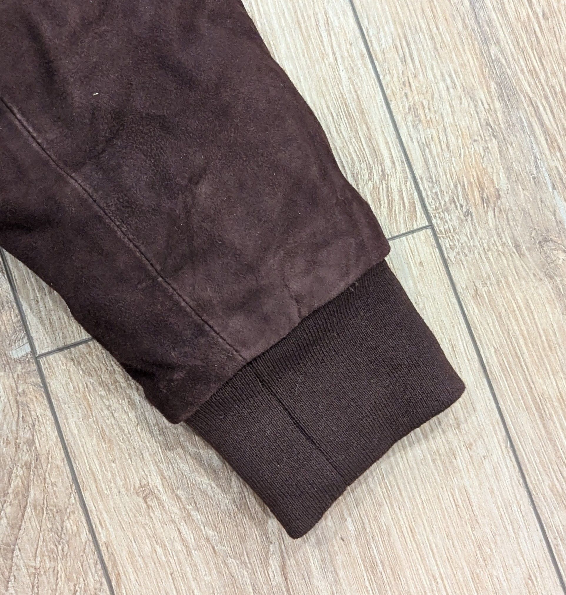 Slate & Stone Slate & Stone Suede Bomber Jacket Chocolate Brown XL Size US XL / EU 56 / 4 - 6 Thumbnail