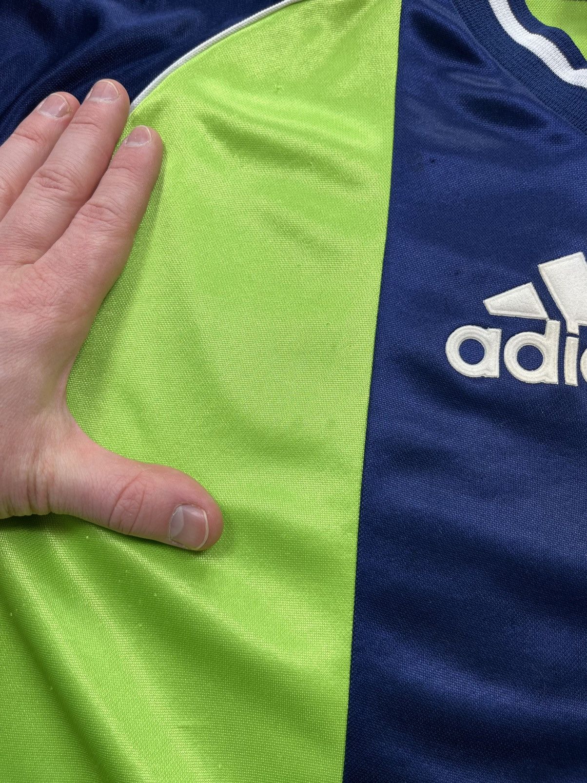 Adidas Vintage Adidas Football Jersey Shirt Made in England 90s Size US M / EU 48-50 / 2 - 9 Thumbnail