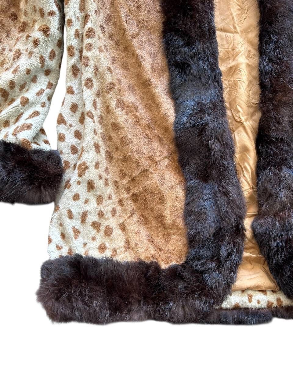 Japanese Brand Leopard Faux Fur Coat If Six Was Nine Style Size ONE SIZE - 4 Thumbnail