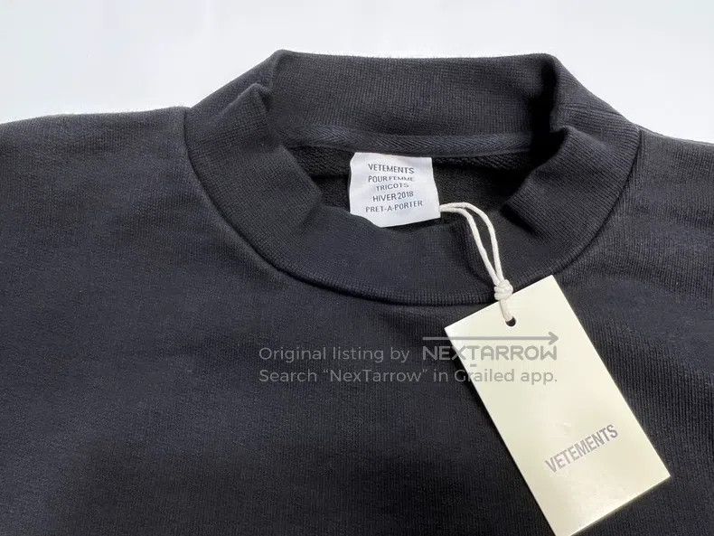 Other Vetements Chest Patch Embroidered Logo Pullover Hoodie Size US M / EU 48-50 / 2 - 3 Thumbnail